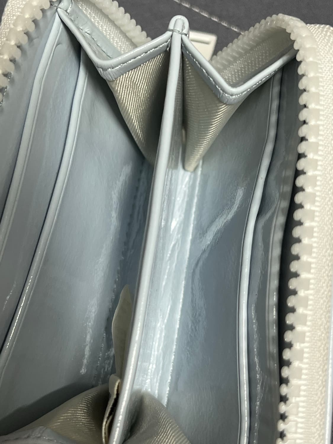 홈보이스포츠클럽 애나멜 지퍼 카드 지갑 (스카이) 상품이미지4