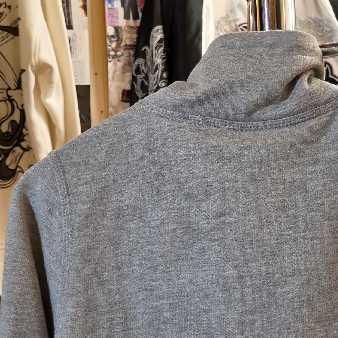 JPN 그레이 셔링 코튼 집업 상품이미지5