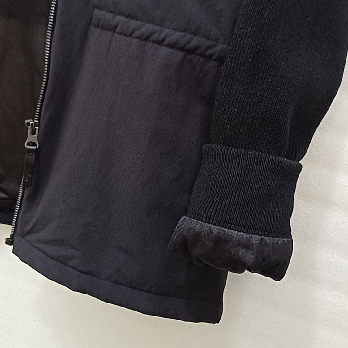 매장판 PXG 골프 방풍 패딩 자켓 니트 배색 여성 L 편한스윙 사랑봉봉 상품이미지9