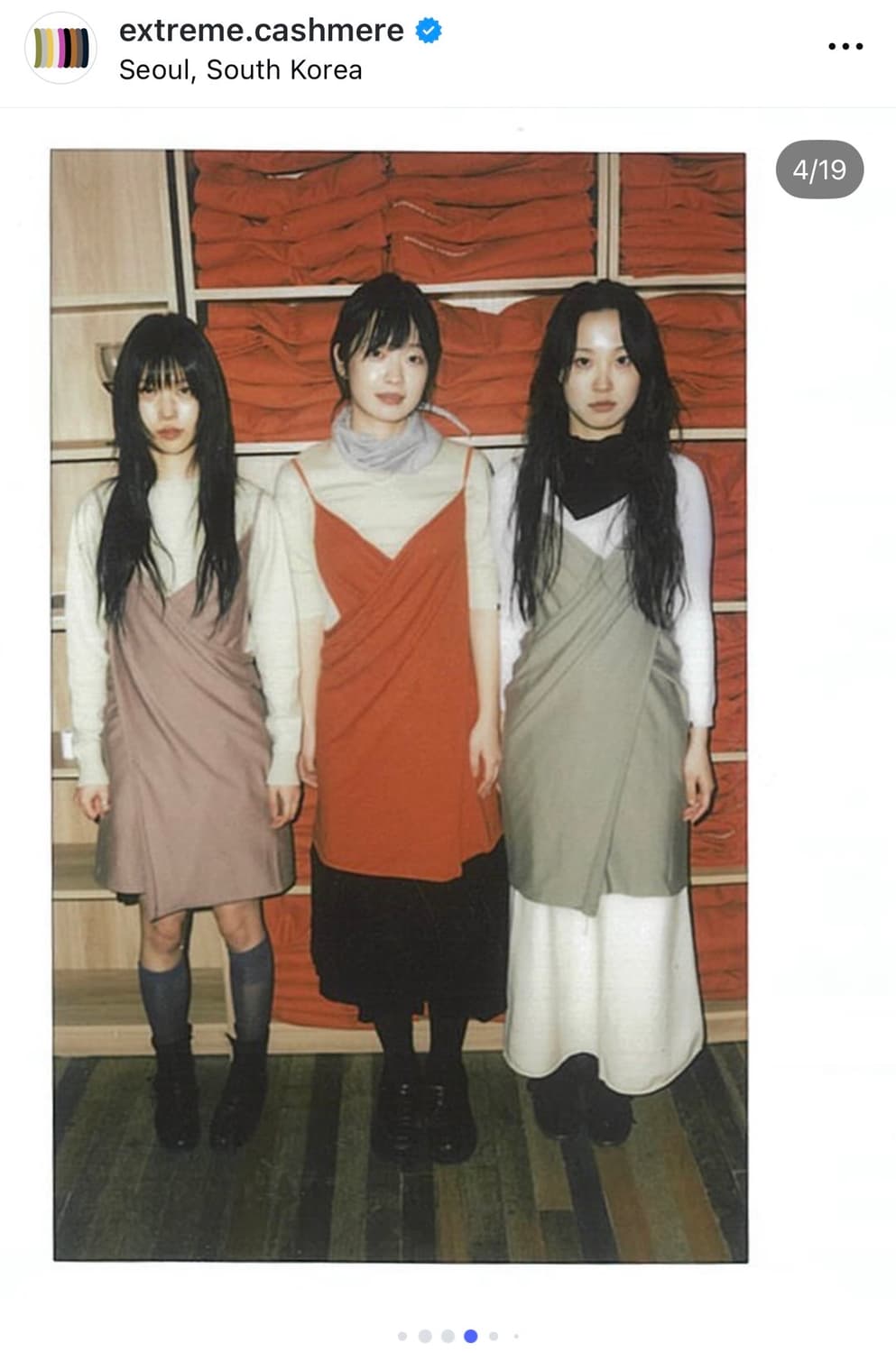 Extreme cashmere dress navy 상품이미지1