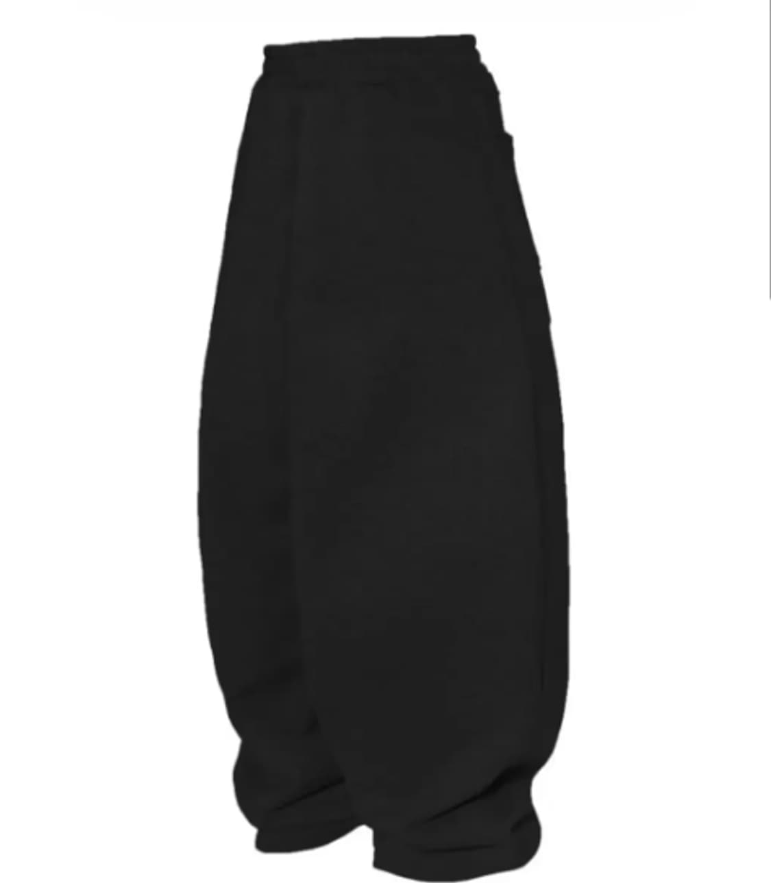 MJD 에브리데이 헤비 스웻 배기 팬츠 블랙 상품이미지1