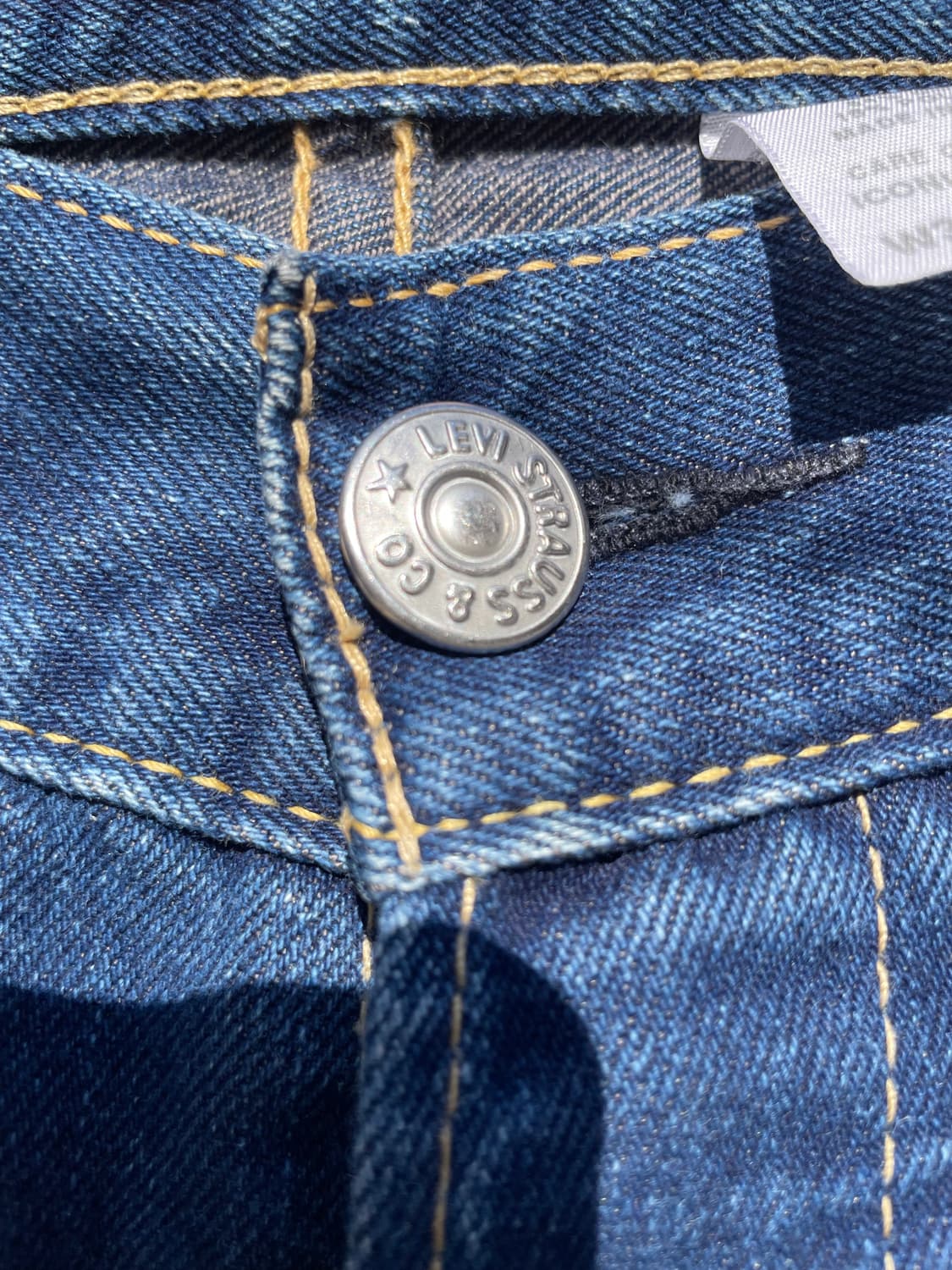 리바이스 아이코닉 타입1 인디고 데님팬츠 상품이미지5