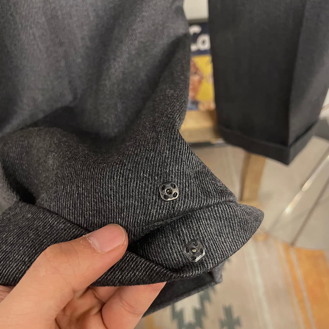 브룩스 브라더스 재팬라인 투턱 롤업 버튼 스트레이트 슬랙스 N301 상품이미지5