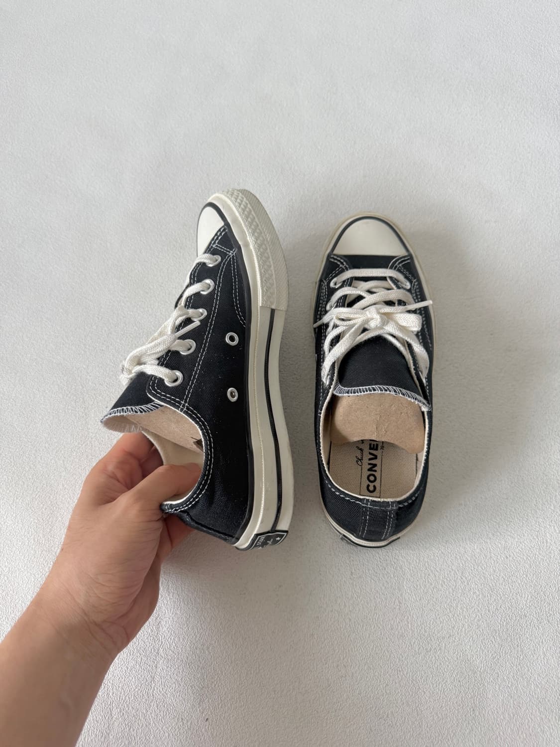 [230]컨버스(Converse) 척테일러 70 블랙 로우 상품이미지5