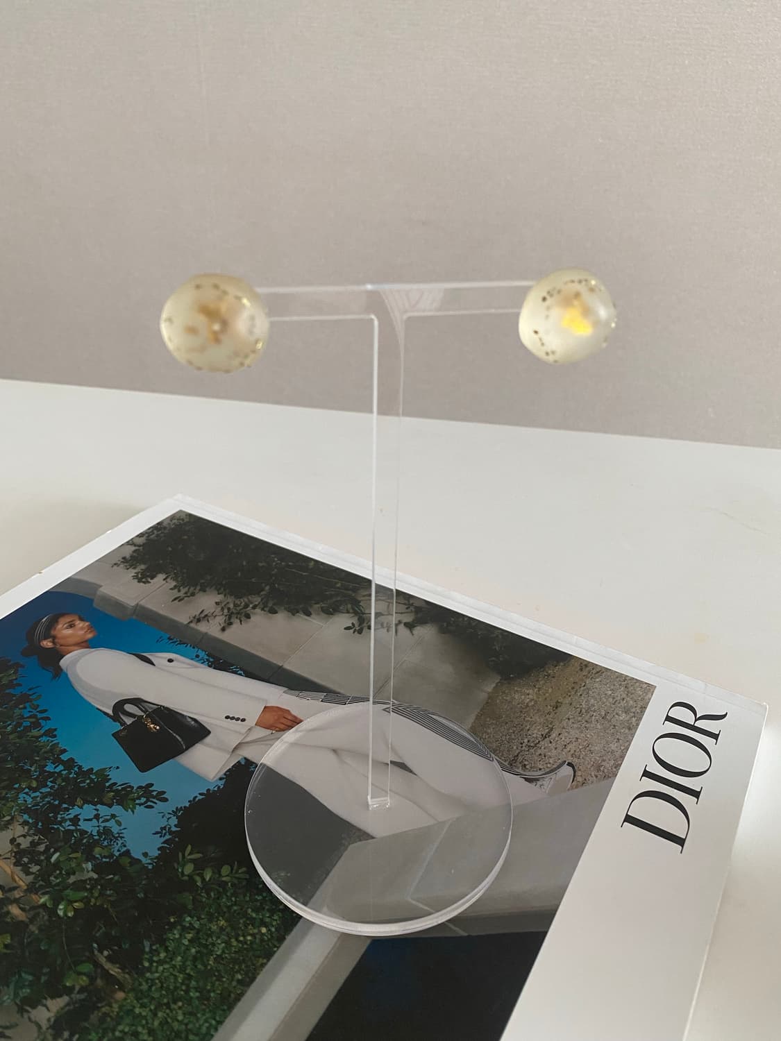 금박 포인트 빈티지 귀찌 귀걸이 상품이미지2