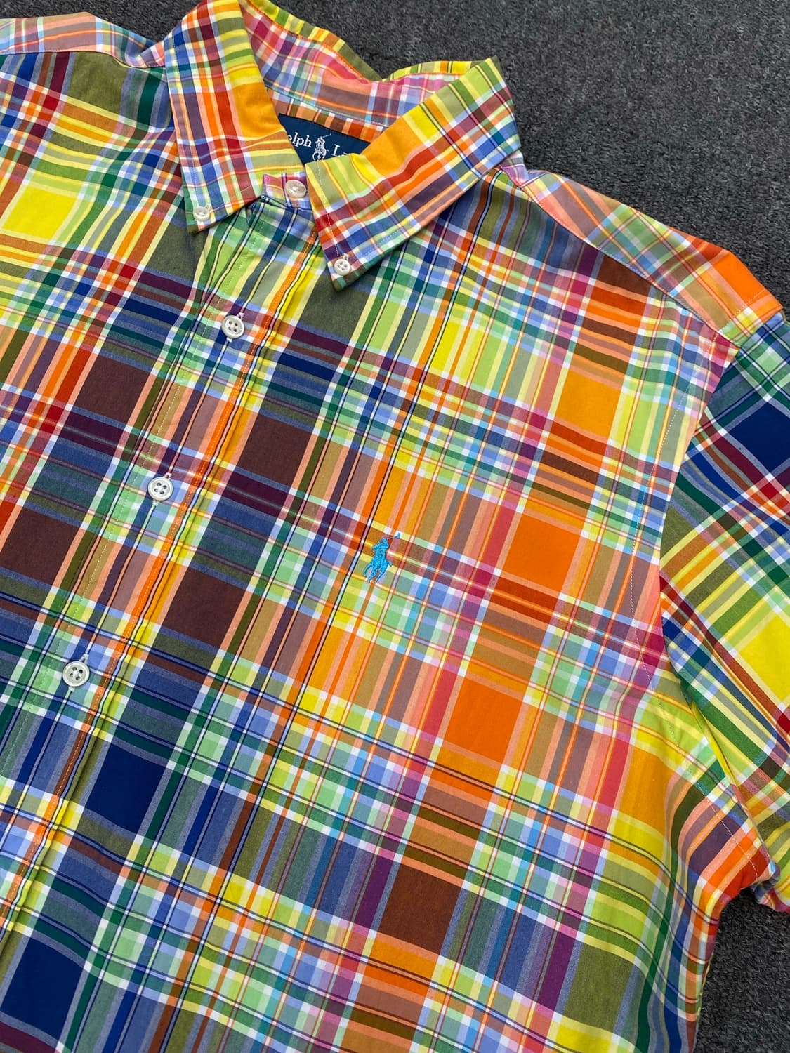 Polo 폴로 랄프로렌 체크 반팔 셔츠 상품이미지3