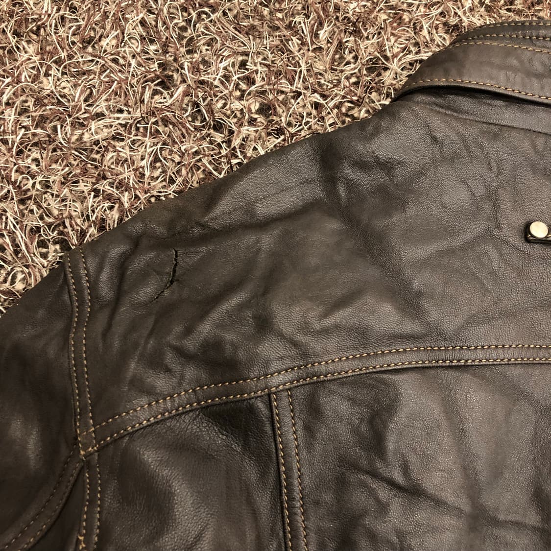 금강 양가죽 멀티 포켓 레더 가죽 자켓  상품이미지5