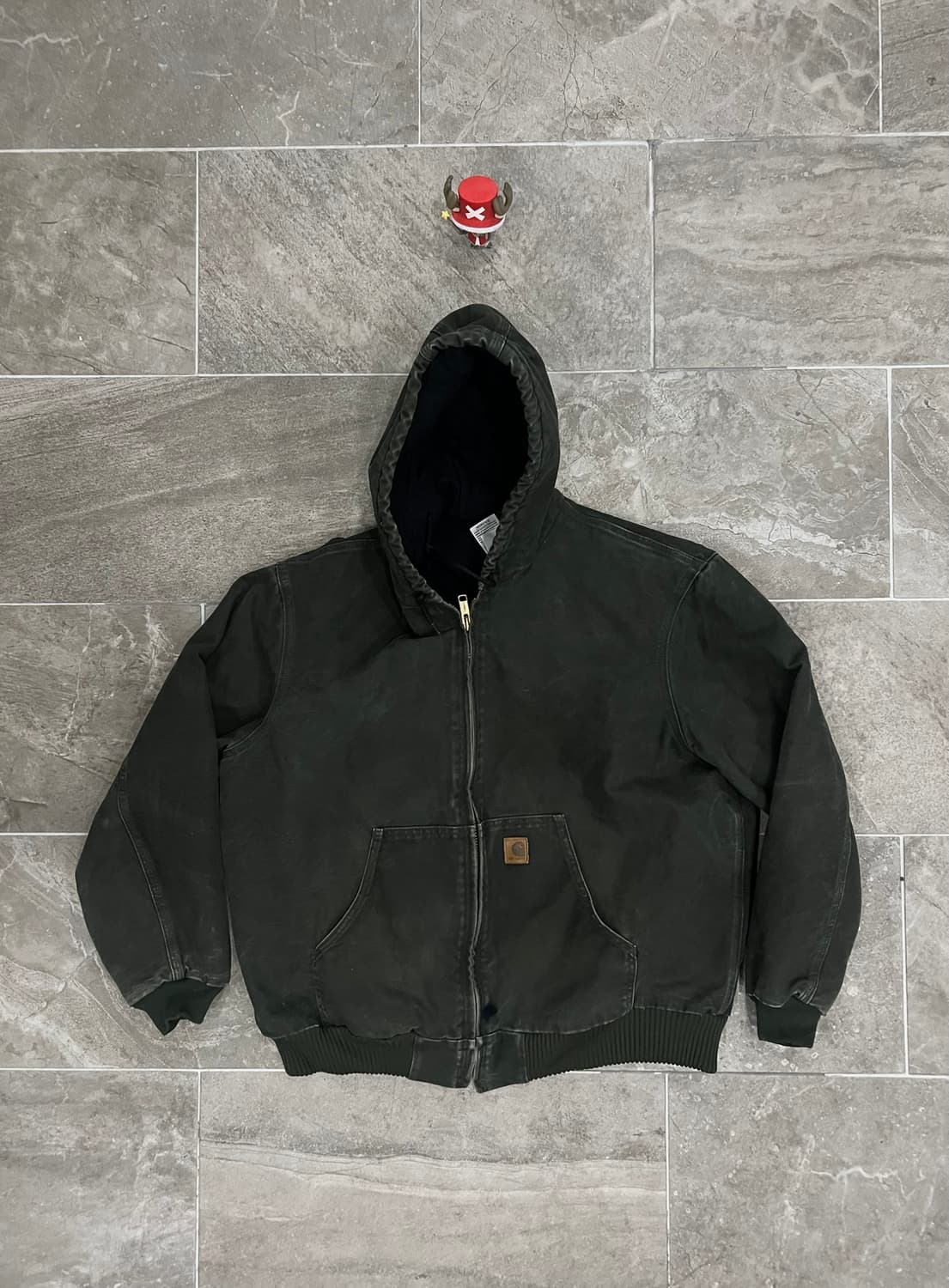 (XL) 칼하트 후드 덕 액티브 자켓 J130 MOS 모스그린 상품이미지1