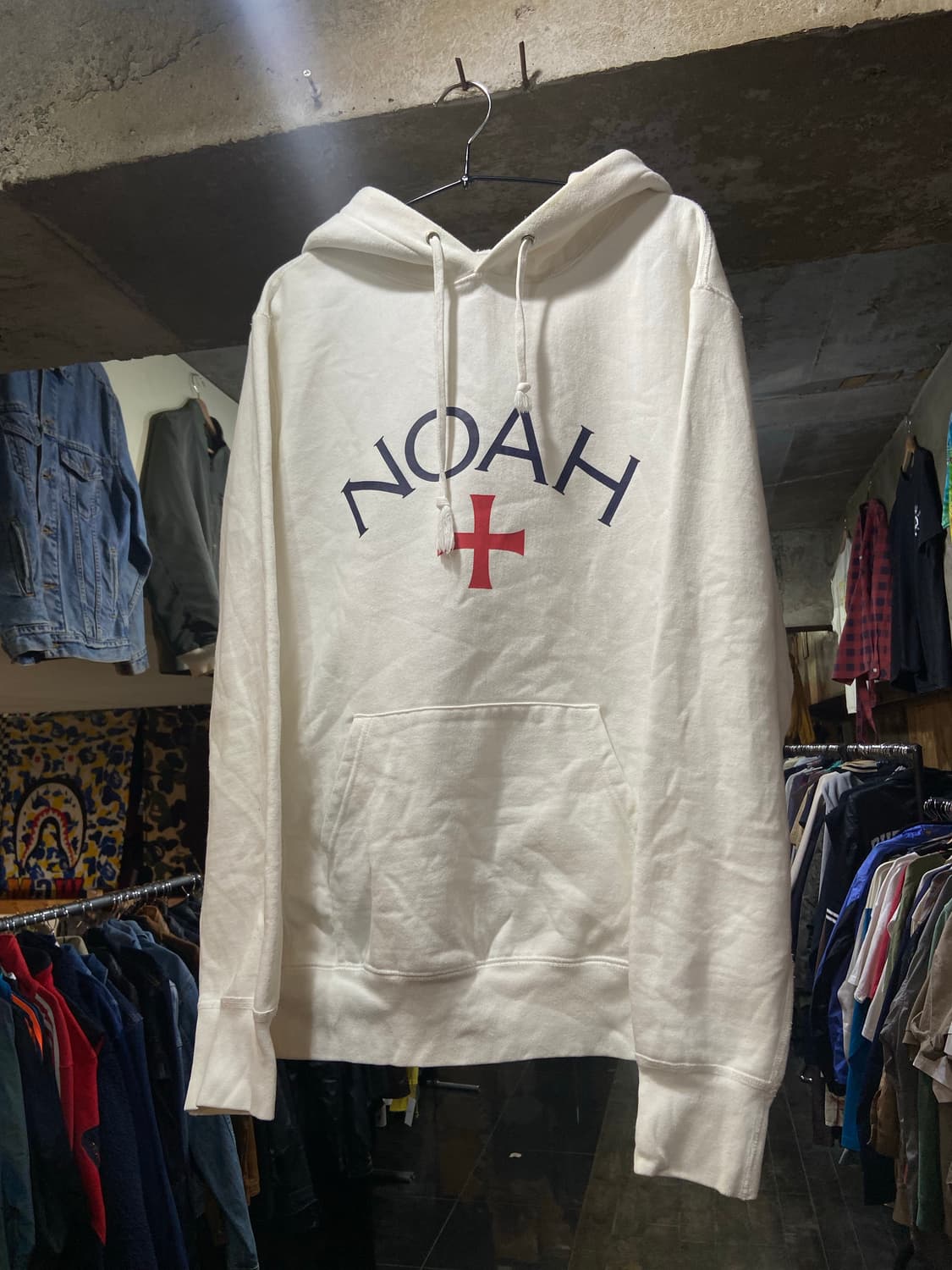 Noah 노아 코어 로고 후드 (화이트) 상품이미지2
