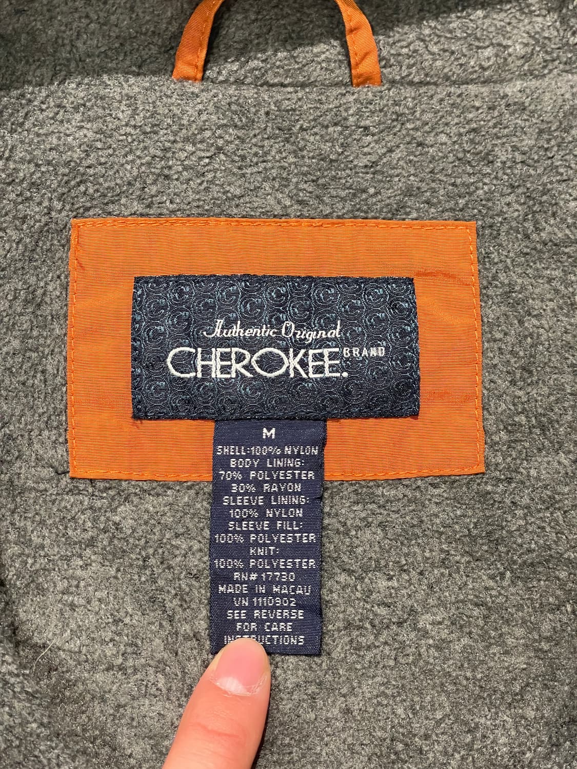 체로키 플리스 바람막이 자켓   상품이미지7