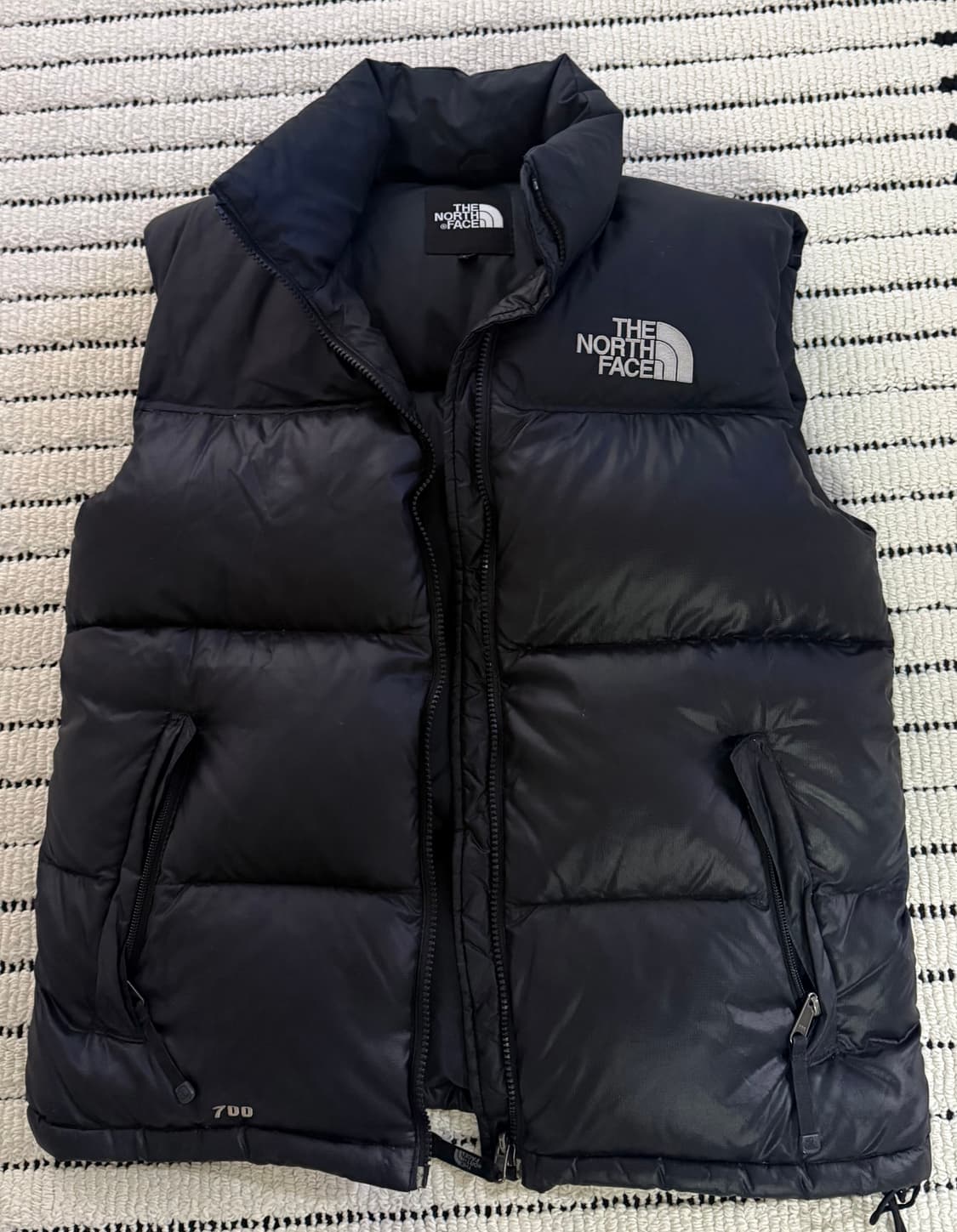 노스페이스 700 눕시 패딩조끼 블랙 S 상품이미지1