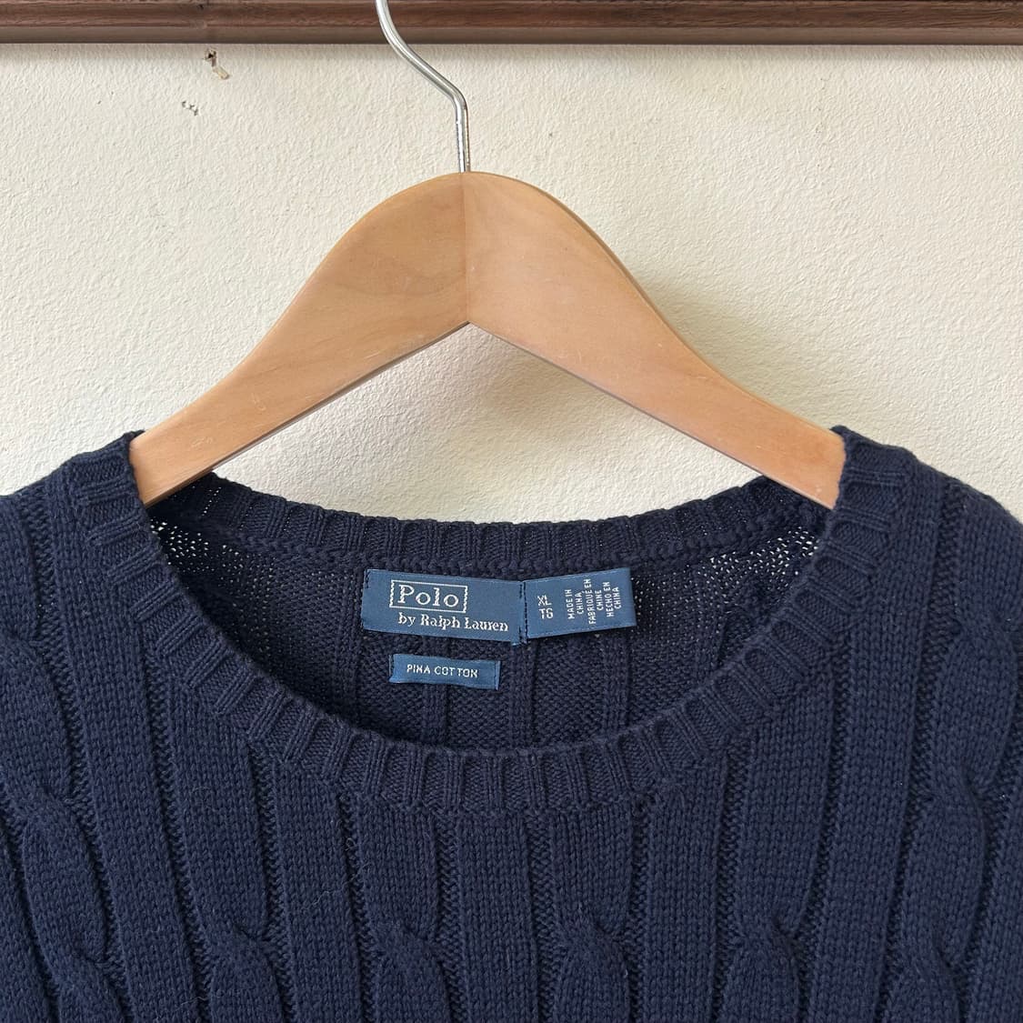 폴로랄프로렌 네이비 케이블 스웨터 상품이미지7