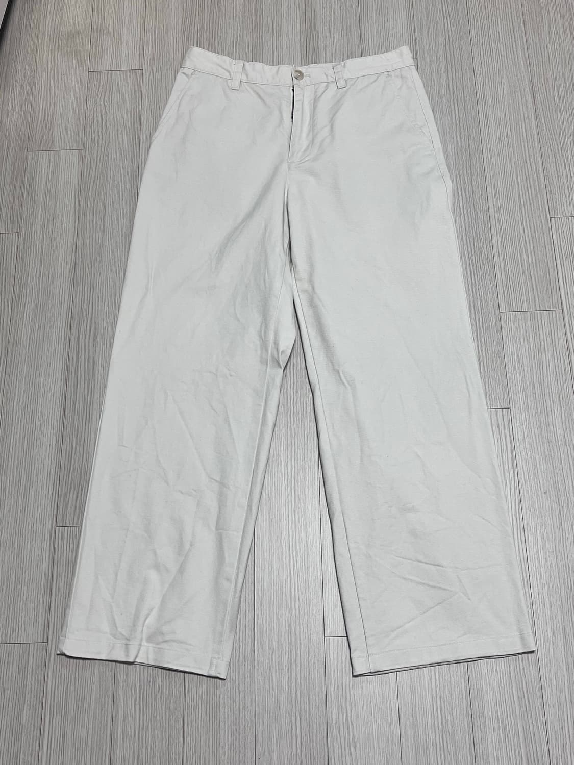 무신사스탠다드 와이드 치노팬츠 크림 30 상품이미지1