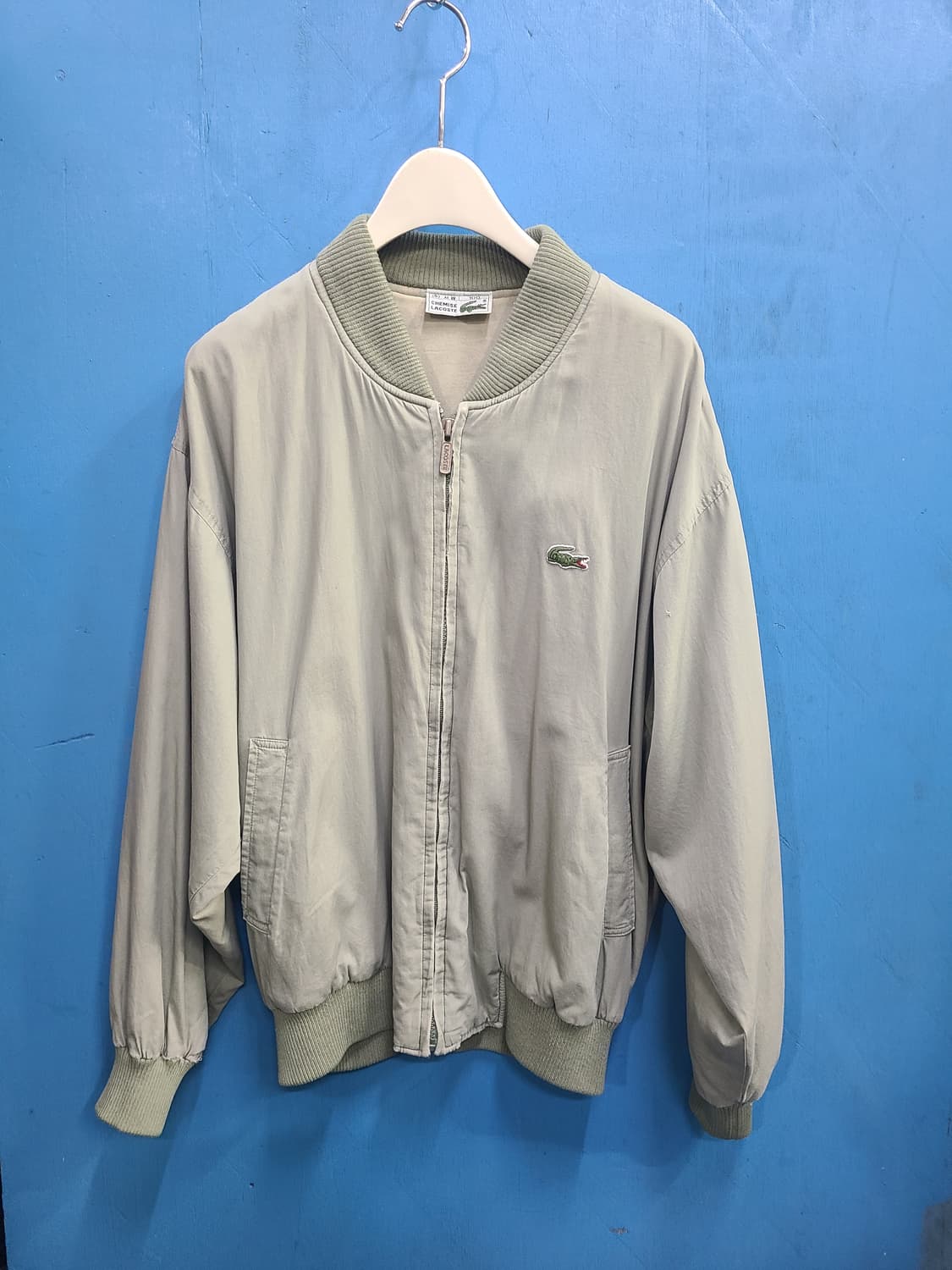 90s 빈티지 라코스테 봄버블루종항공자켓 상품이미지1