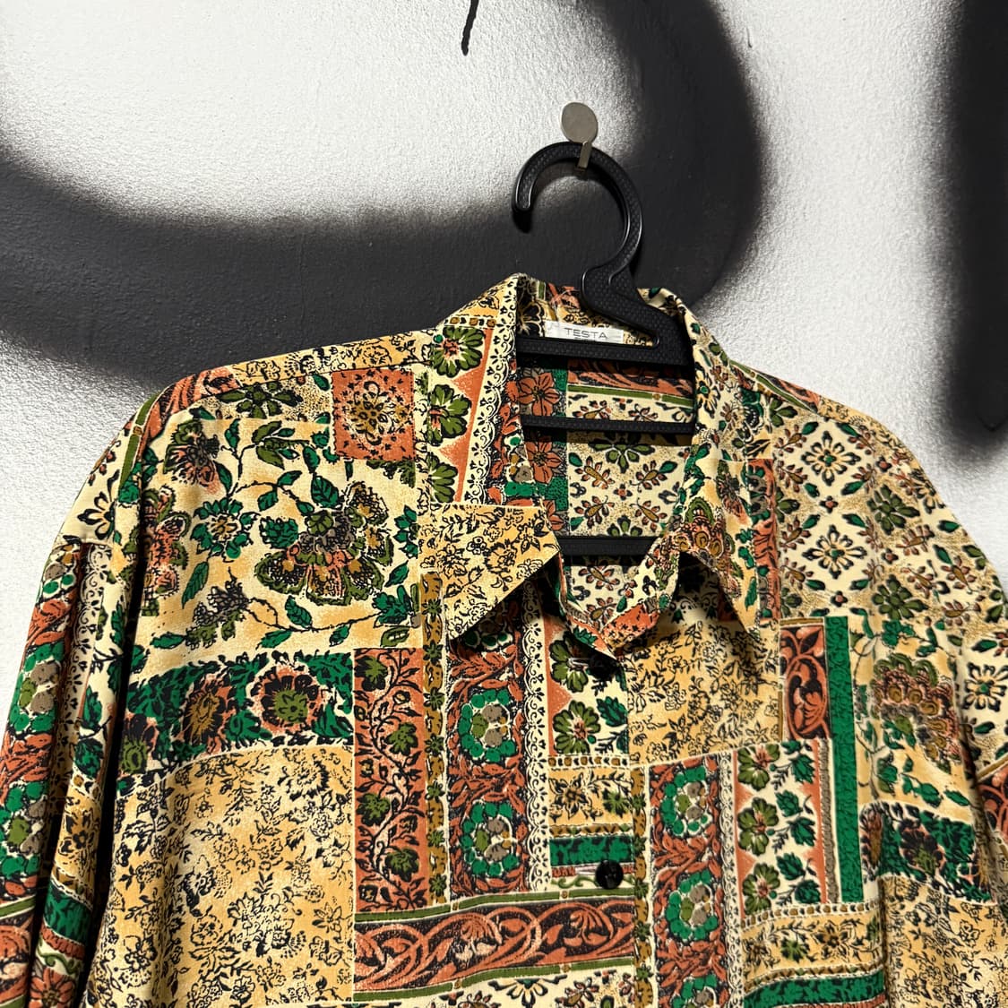 VTG 빈티지 에스닉 바로크 패턴 반팔 셔츠 상품이미지3