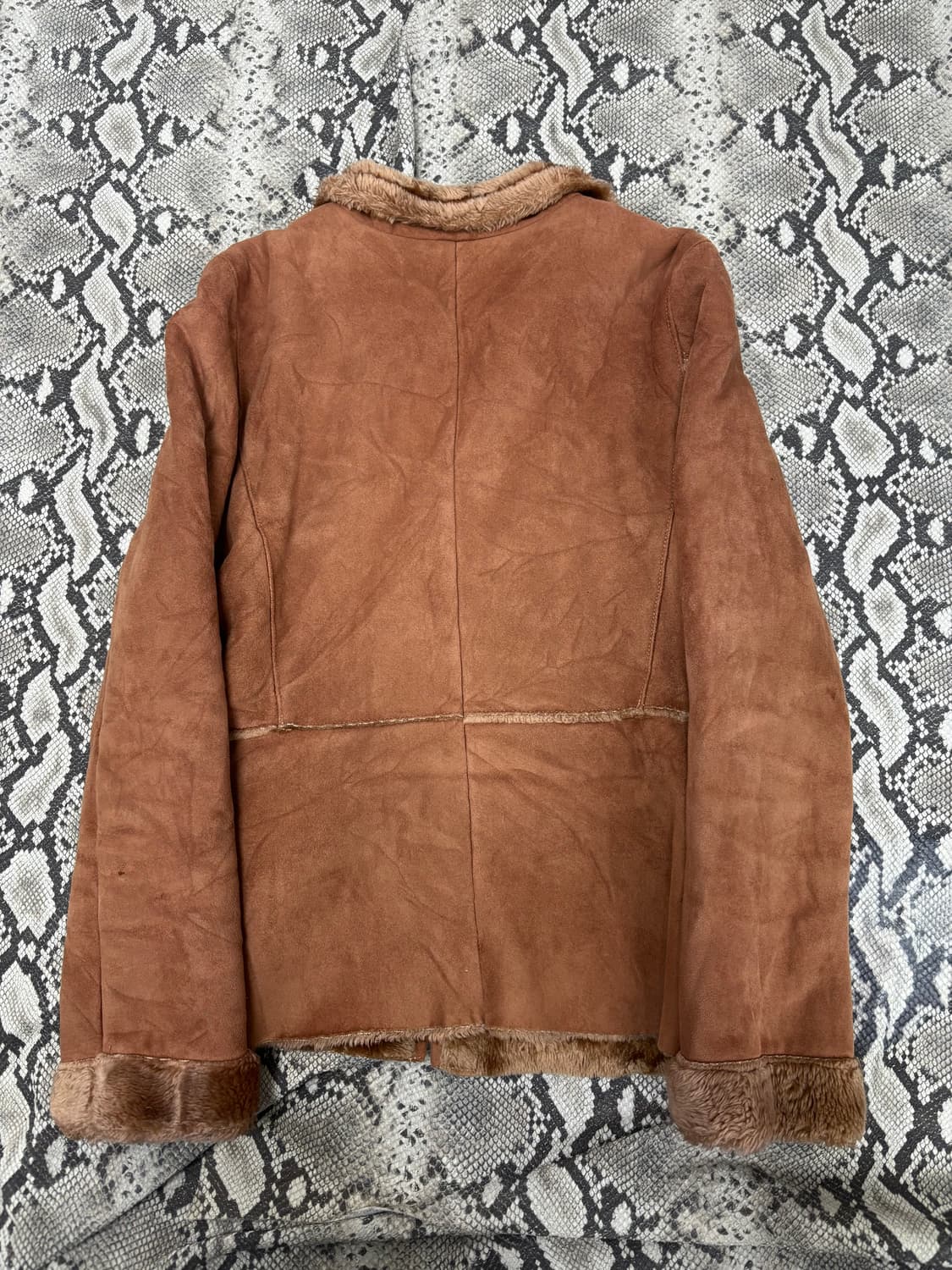 Minimal Design Fur Brown Jacket 상품이미지7