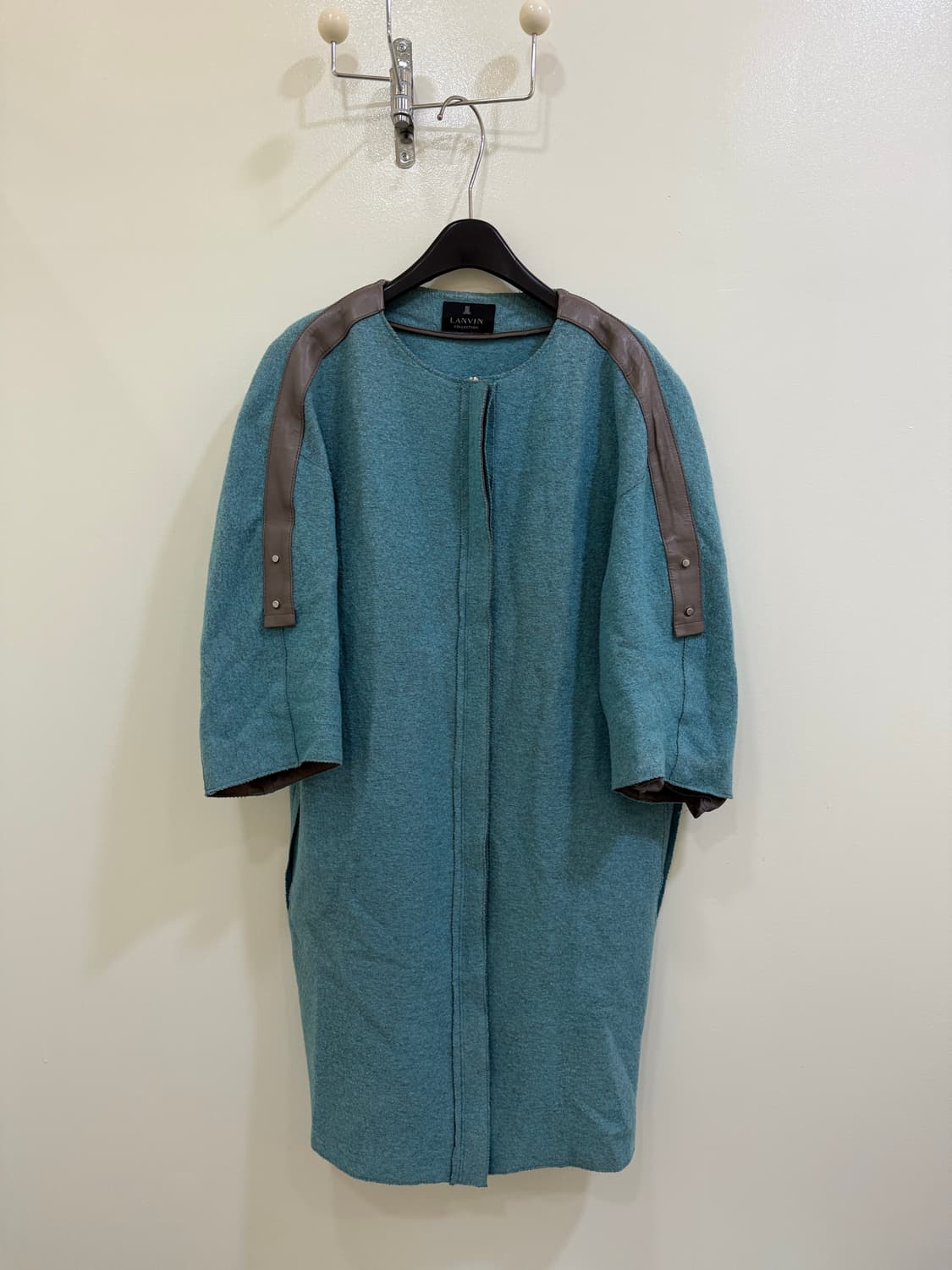 랑방 에메랄드 모직 코트 정품 상품이미지1