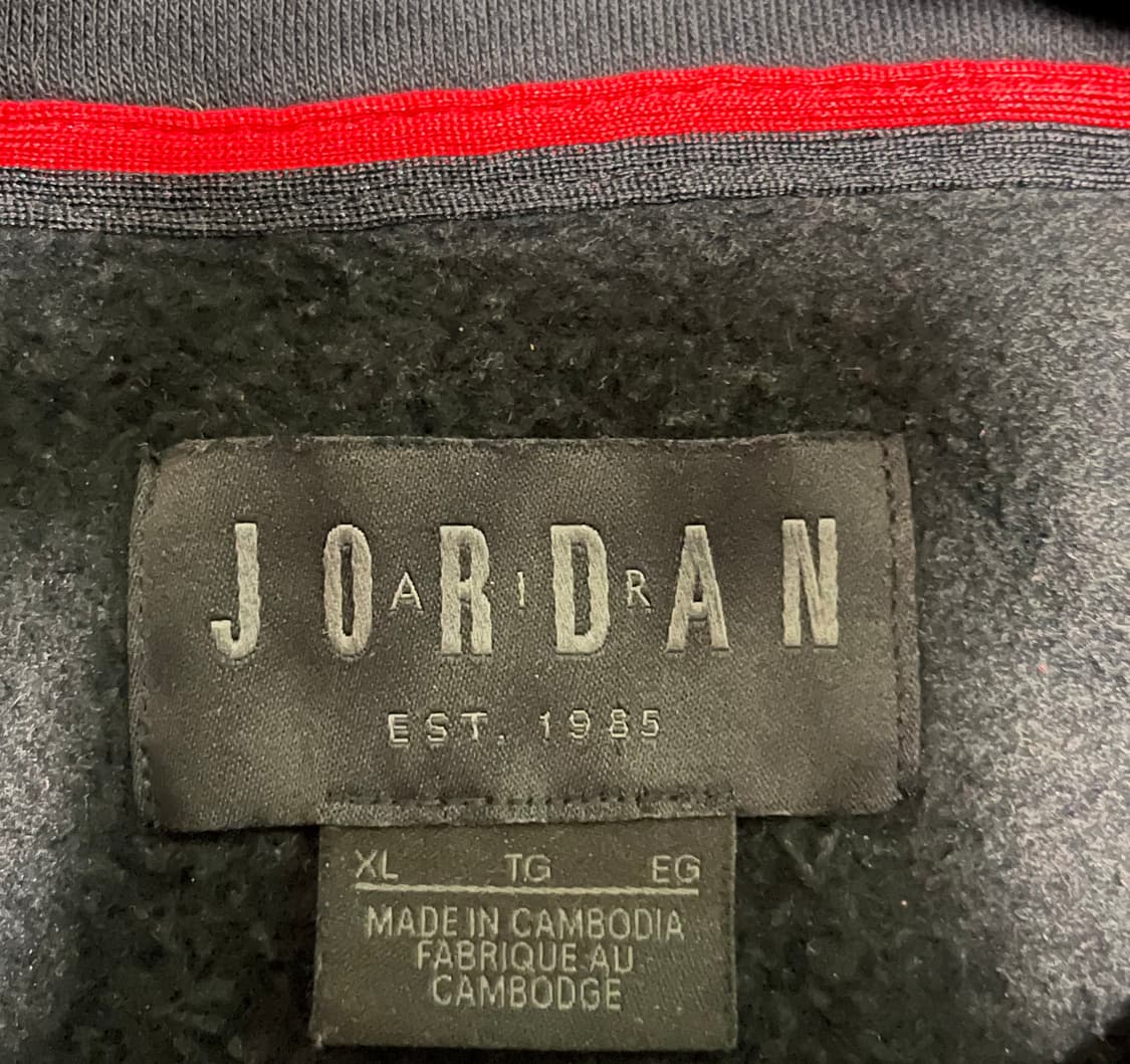 조던 에어 점프맨 후드티 XL 블랙 상품이미지3