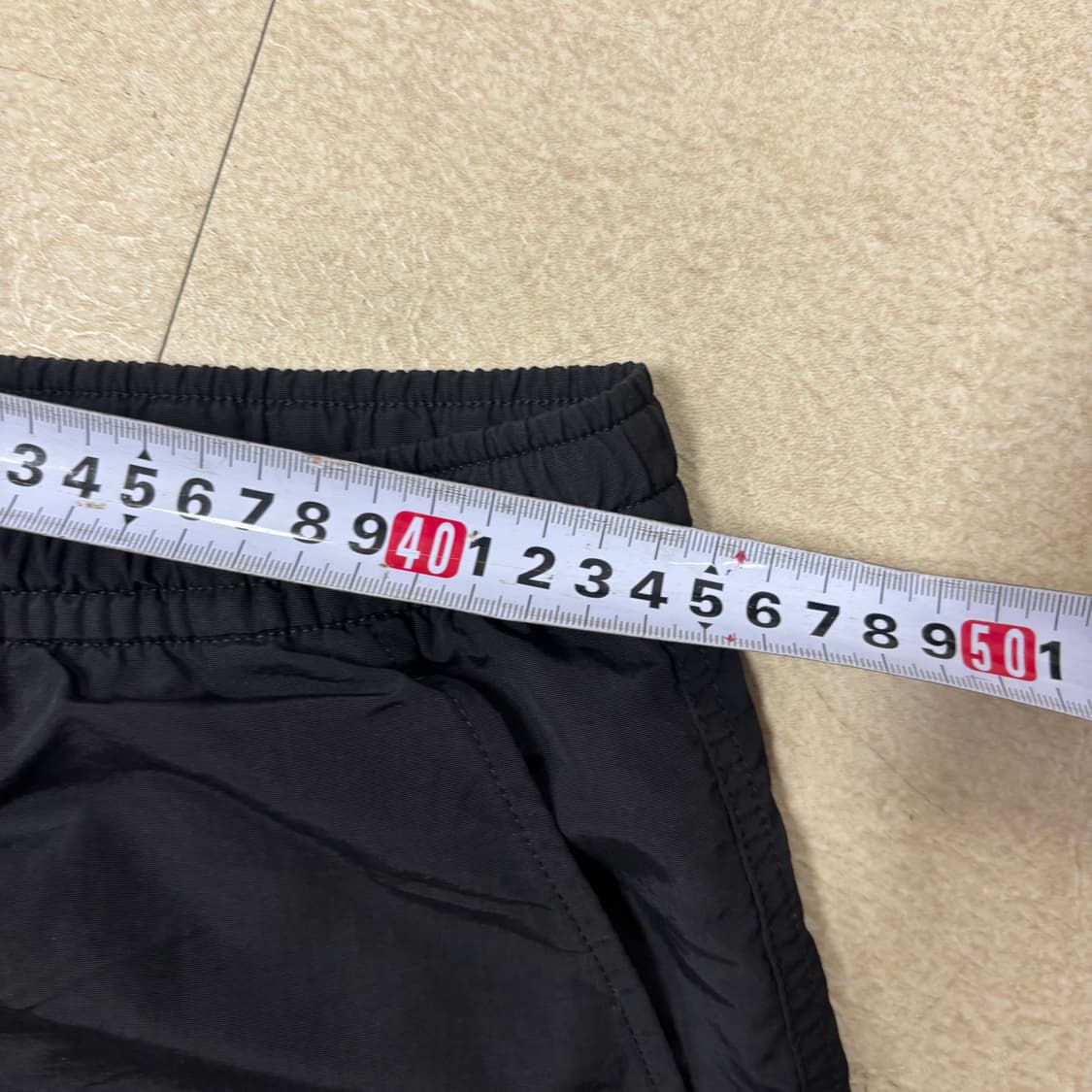 노스페이스 나일론 스몰로고 블랙 반바지 상품이미지5