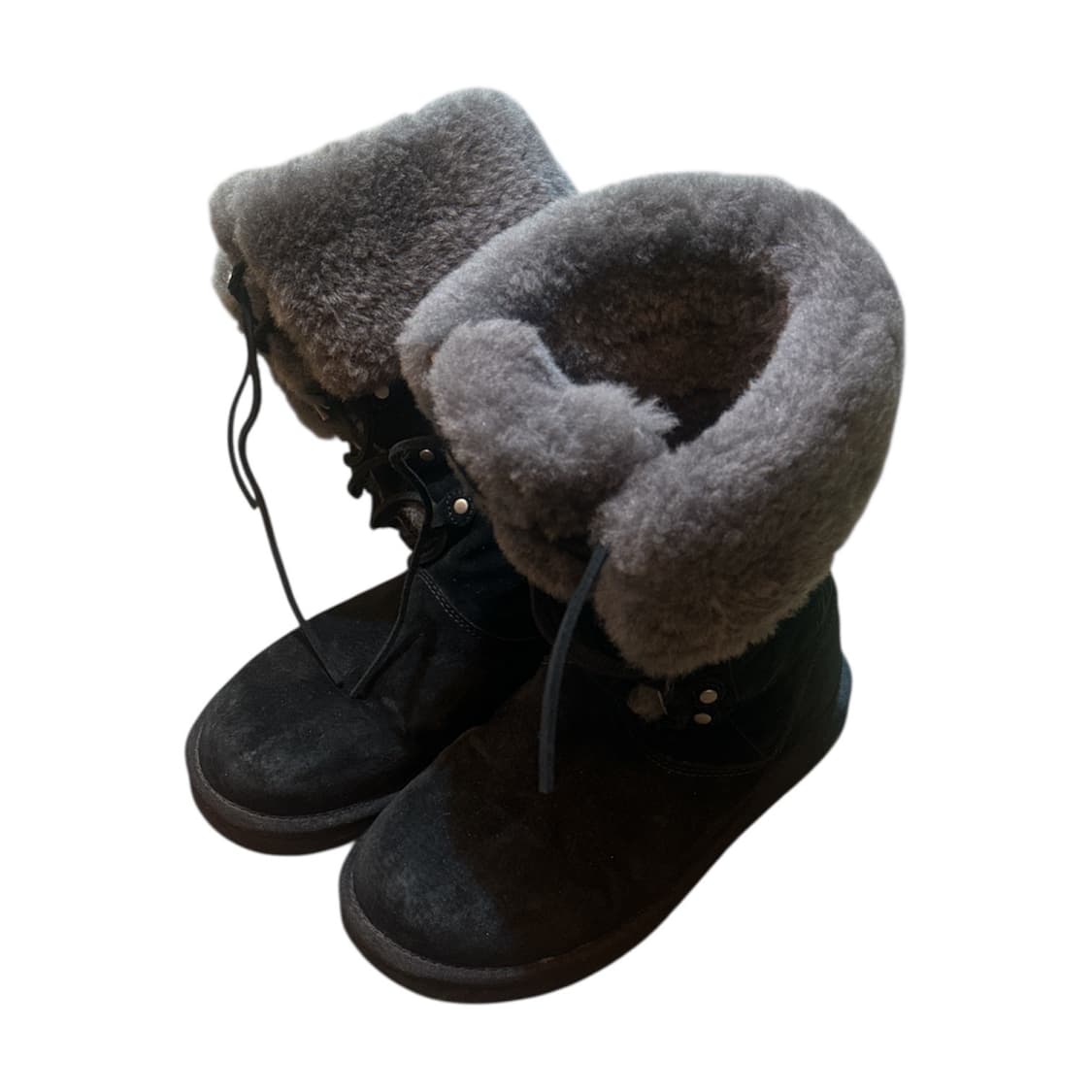 어그 쉽 스킨 레더 퍼 윈터 퍼 부츠 상품이미지1
