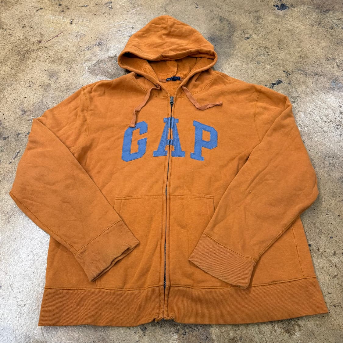 갭 오렌지 브라운 후드집업 상품이미지2