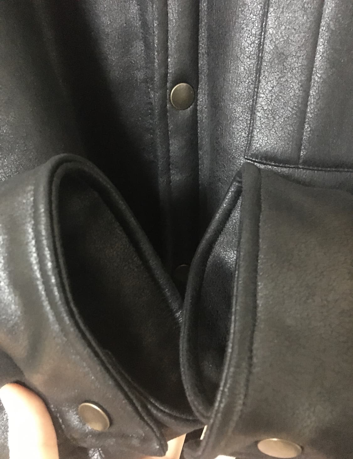 자라 가죽자켓 블랙 판매합니다 상품이미지5