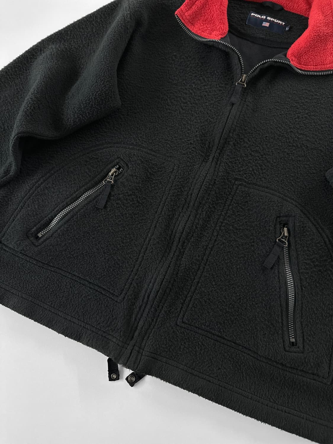 90s 빈티지 폴로 스포츠 밀리터리 디테일 플리스 자켓 상품이미지5