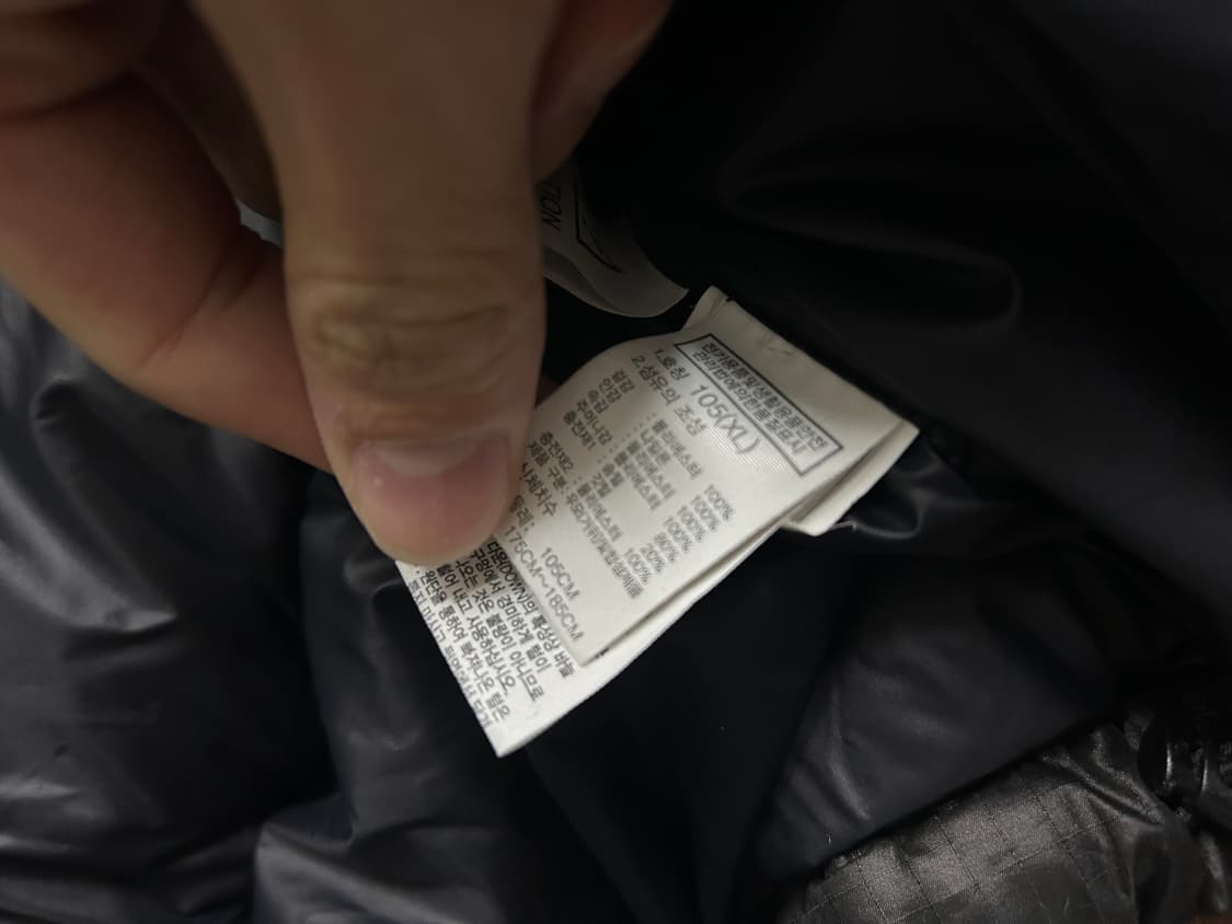 노스페이스 눕시 블랙 XL 판매합니다 상품이미지4