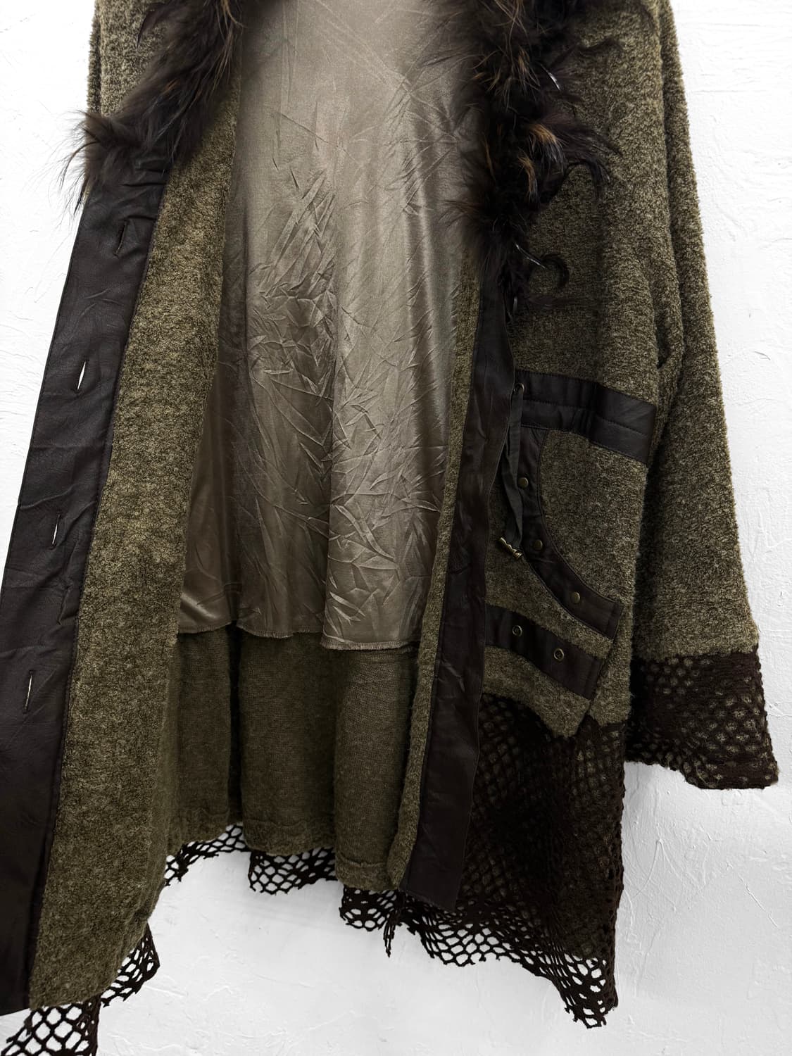 takuya 믹스드 코트 가디건 상품이미지4