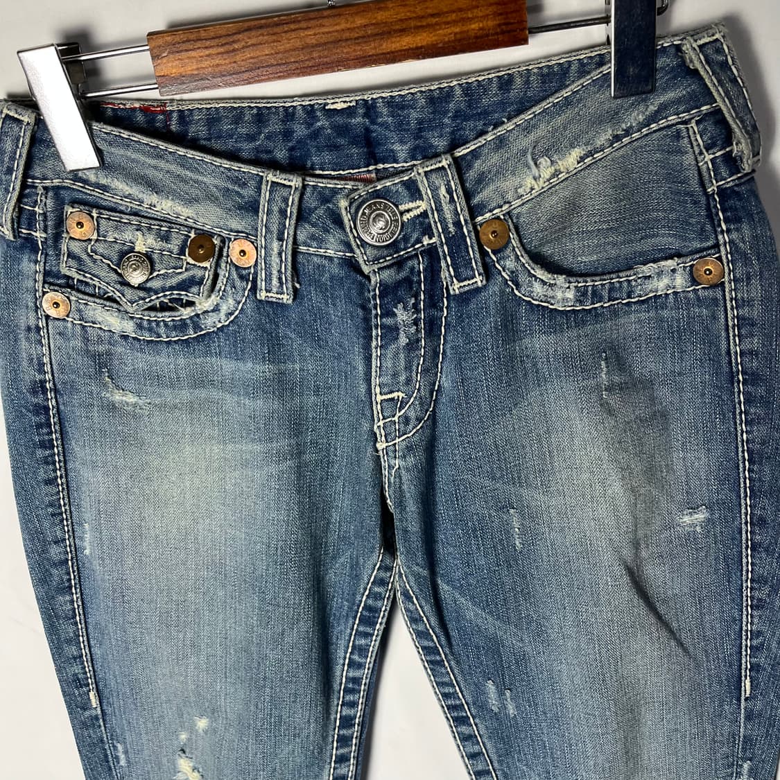 [True Religion] 트루릴리전 조이 빅T 데미지 데님팬츠 상품이미지3