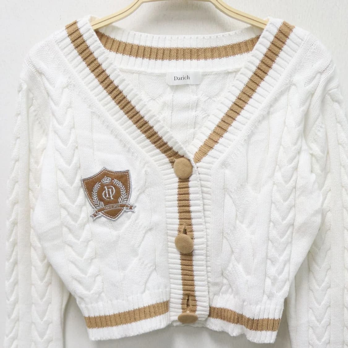 DARICH 프레피룩 크롭 가디건 61365 상품이미지5