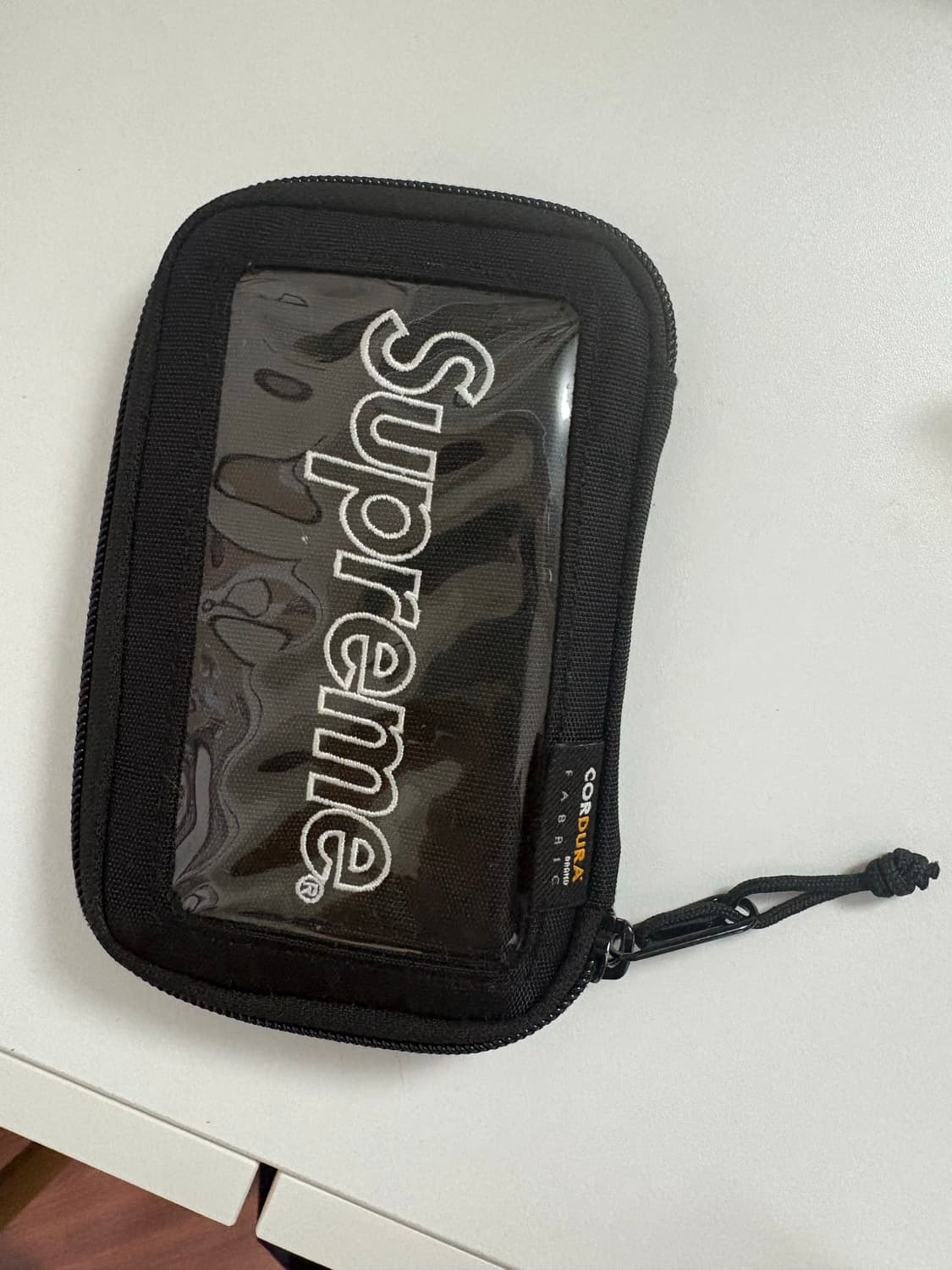 Supreme Small Zip Pouch (FW19) Black 상품이미지2