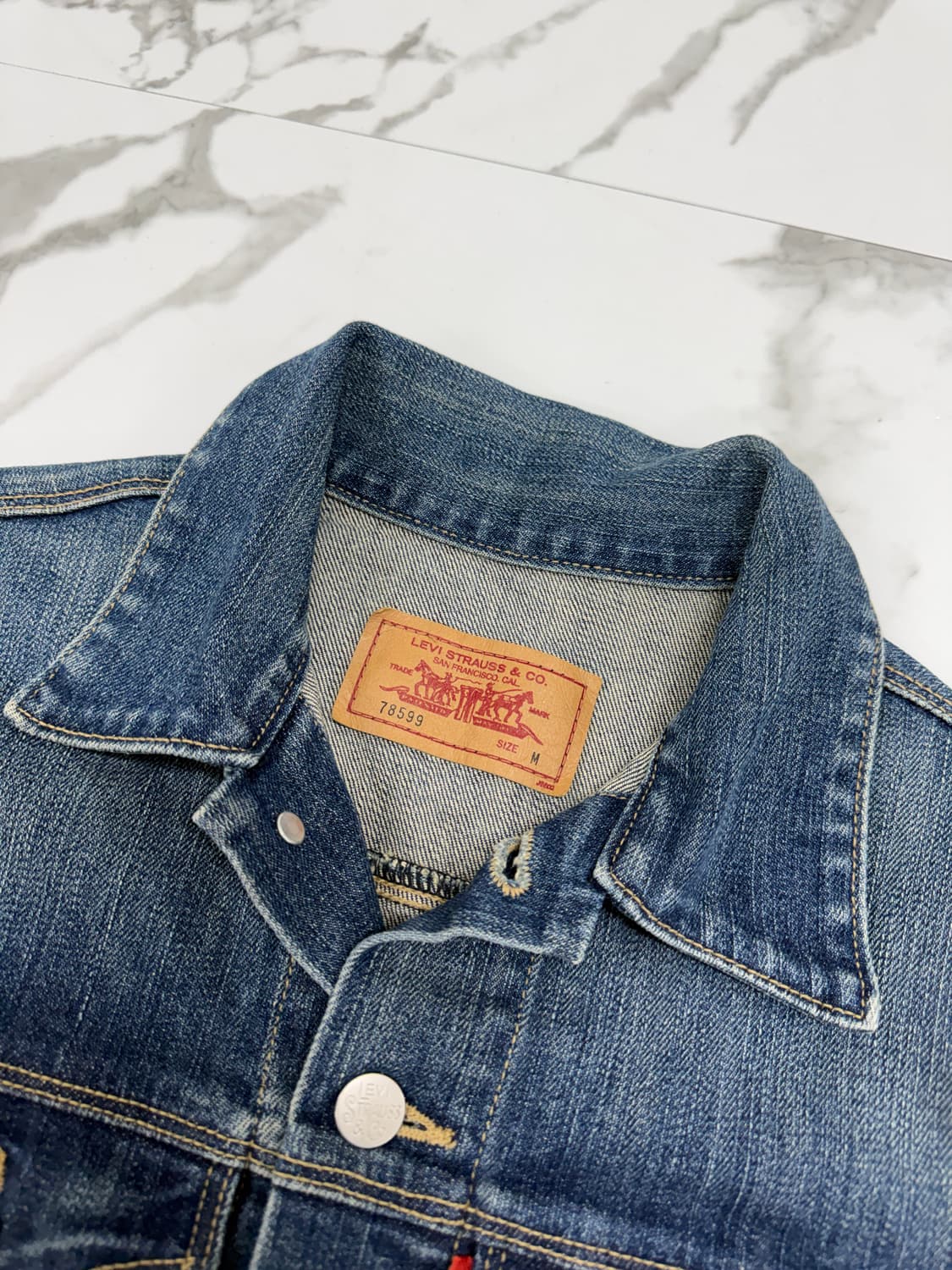 리바이스 재팬 데님 트러커 자켓 상품이미지4