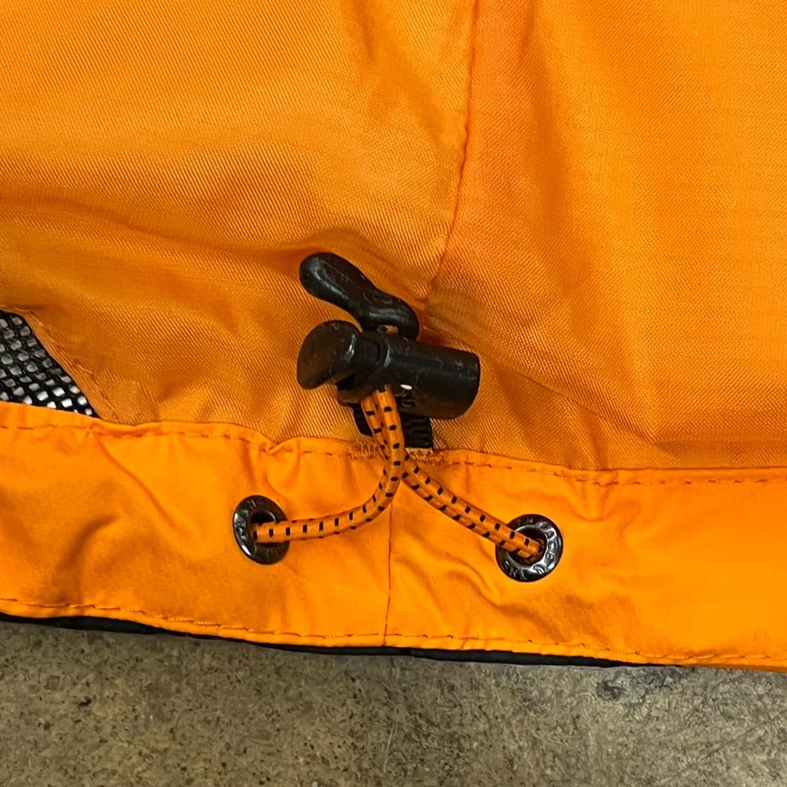 [정품/XL] 노스페이스 오렌지 블랙 바람막이 자켓 b17 상품이미지9