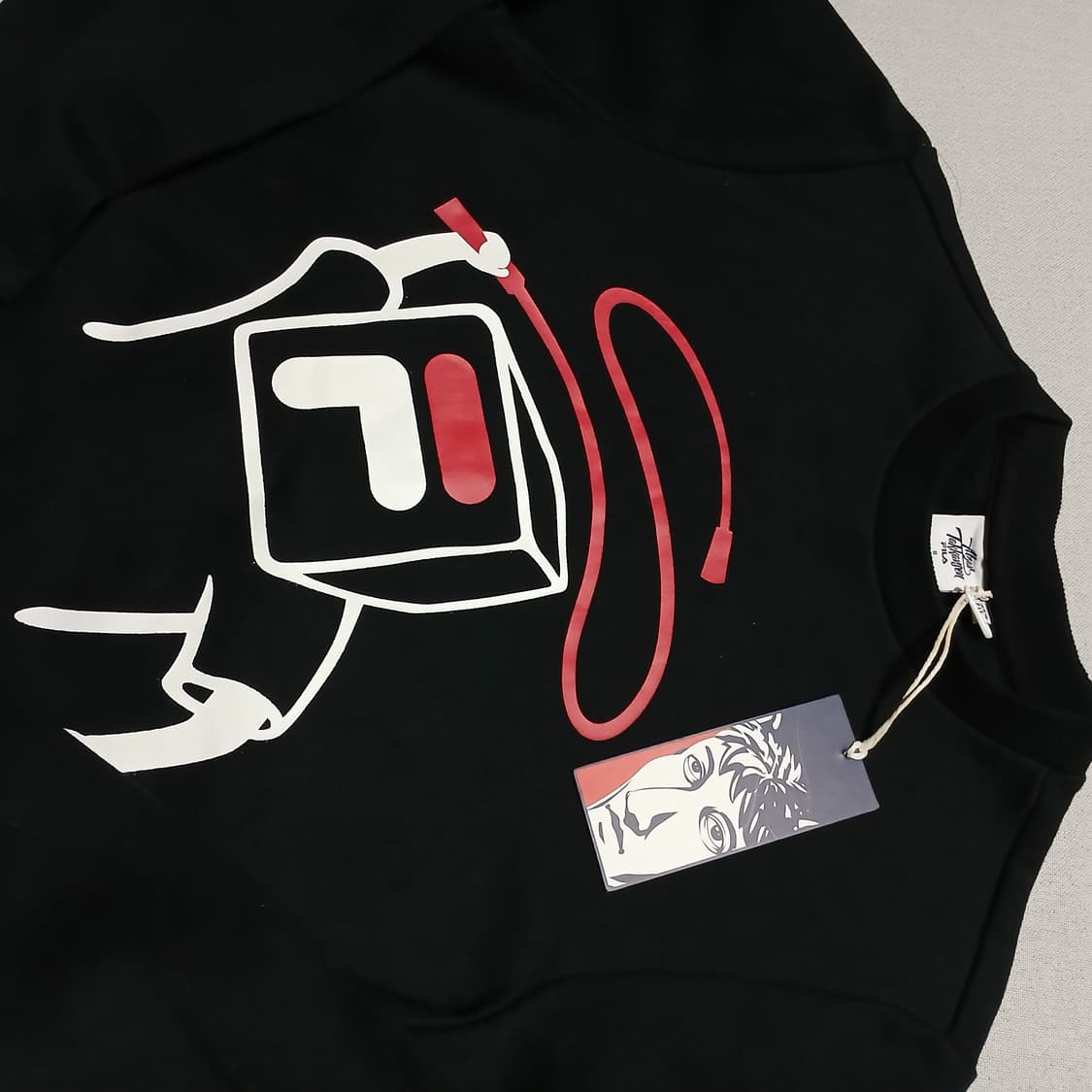 택붙은 우왁굳 우왁굳즈 휠라 스웻셔츠 맨투맨 한정판 상품이미지10