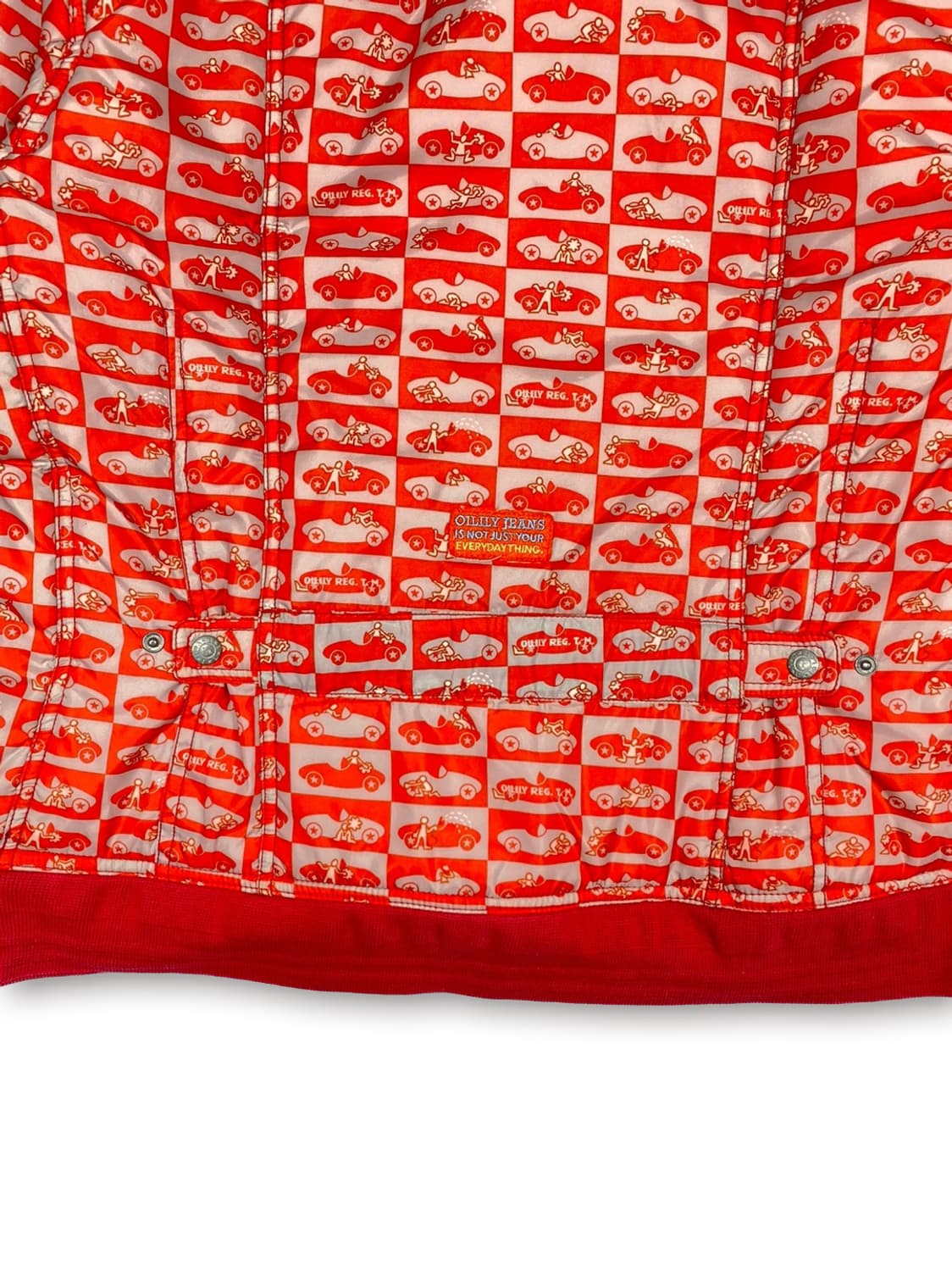 오일릴리 레드프린팅 패딩 상품이미지6