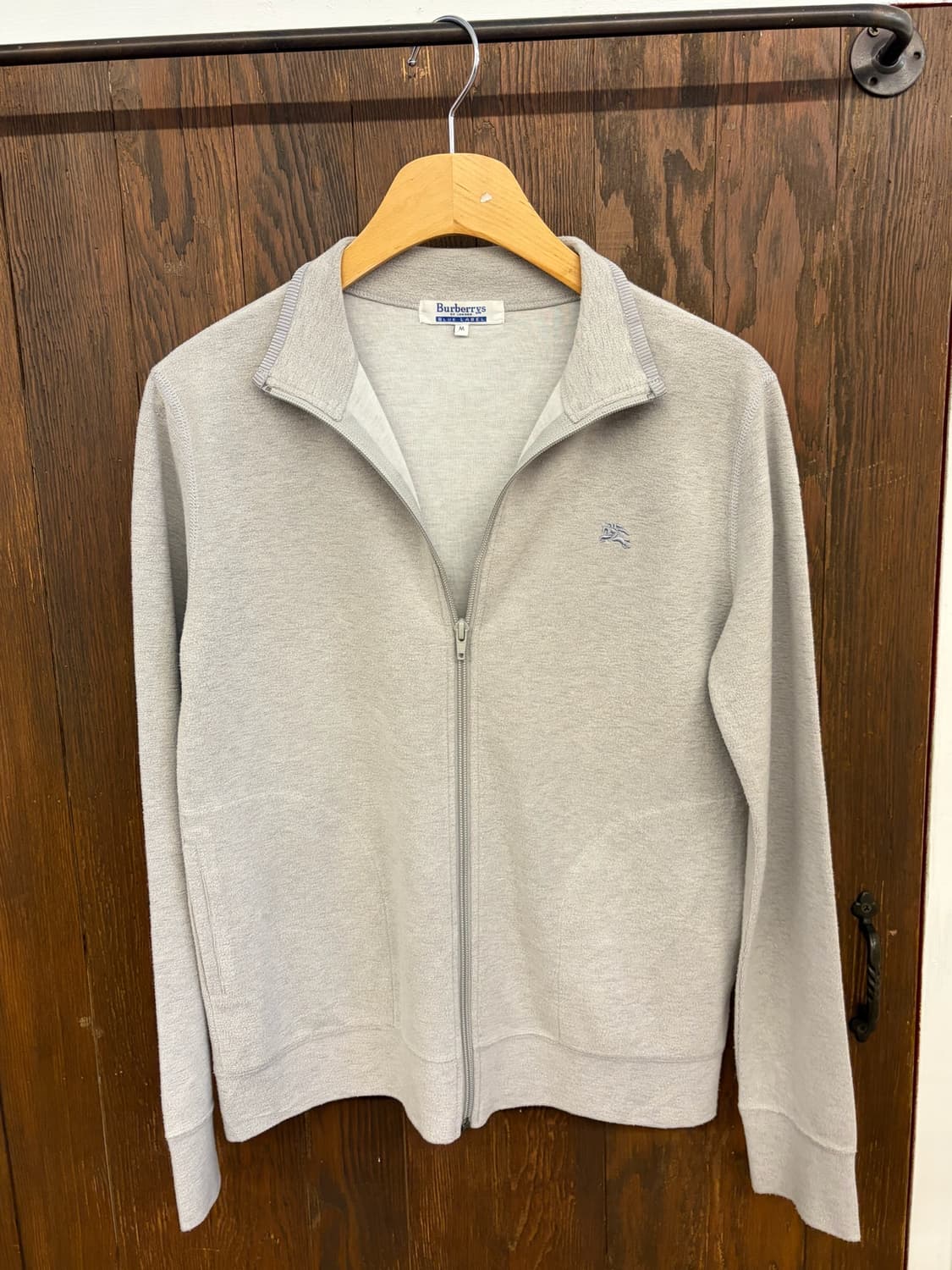 버버리 정품 그레이 기모집업 상품이미지3
