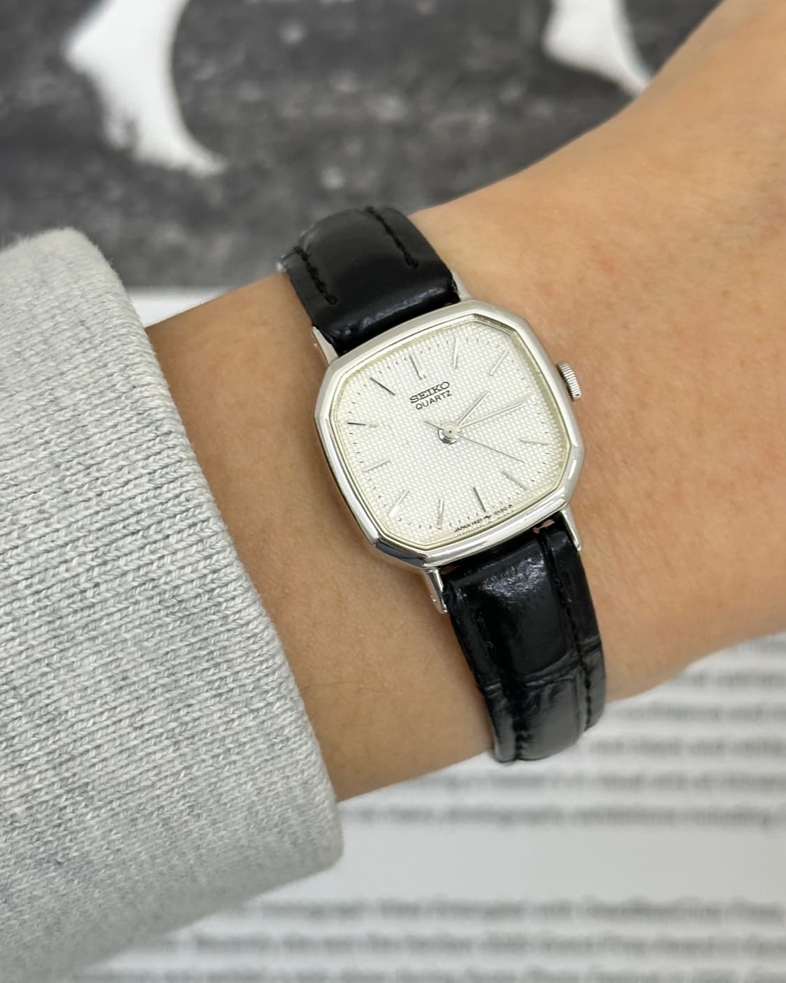 세이코 실버 프레임 여성 시계 상품이미지7