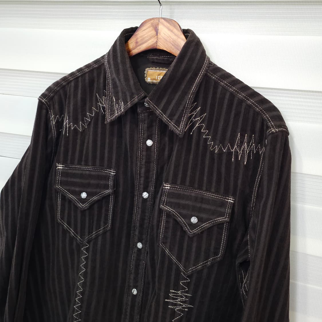 IKKA 코듀로이 웨스턴셔츠- M사이즈 상품이미지2