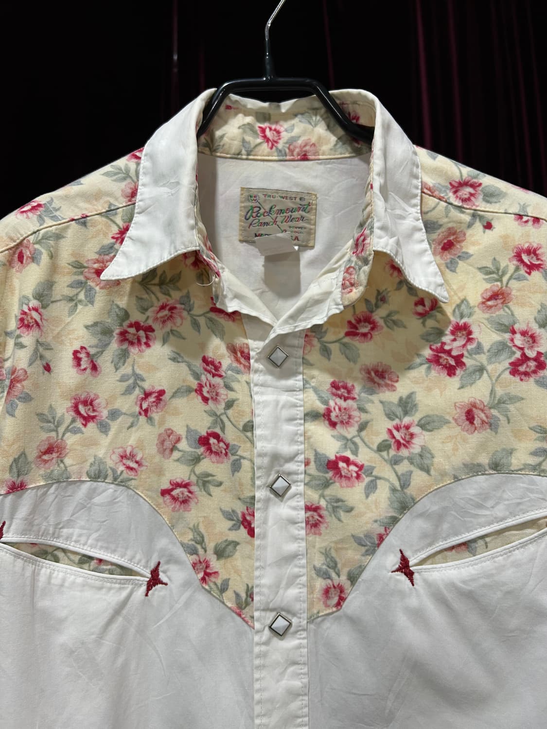 ROCKMOUNT RANCH WEAR floral westernshirt 상품이미지2