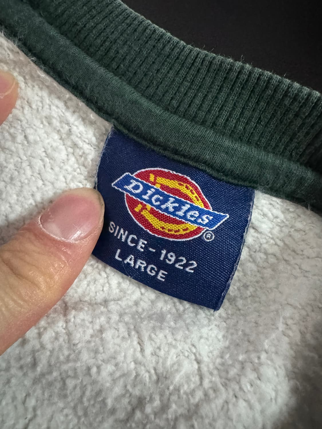 디키즈 Dickies 귀여운 나그랑 배색 맨투맨 상품이미지3