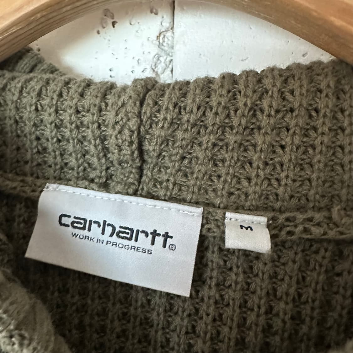 M 칼하트 wip 니트 후드 집업 상품이미지4