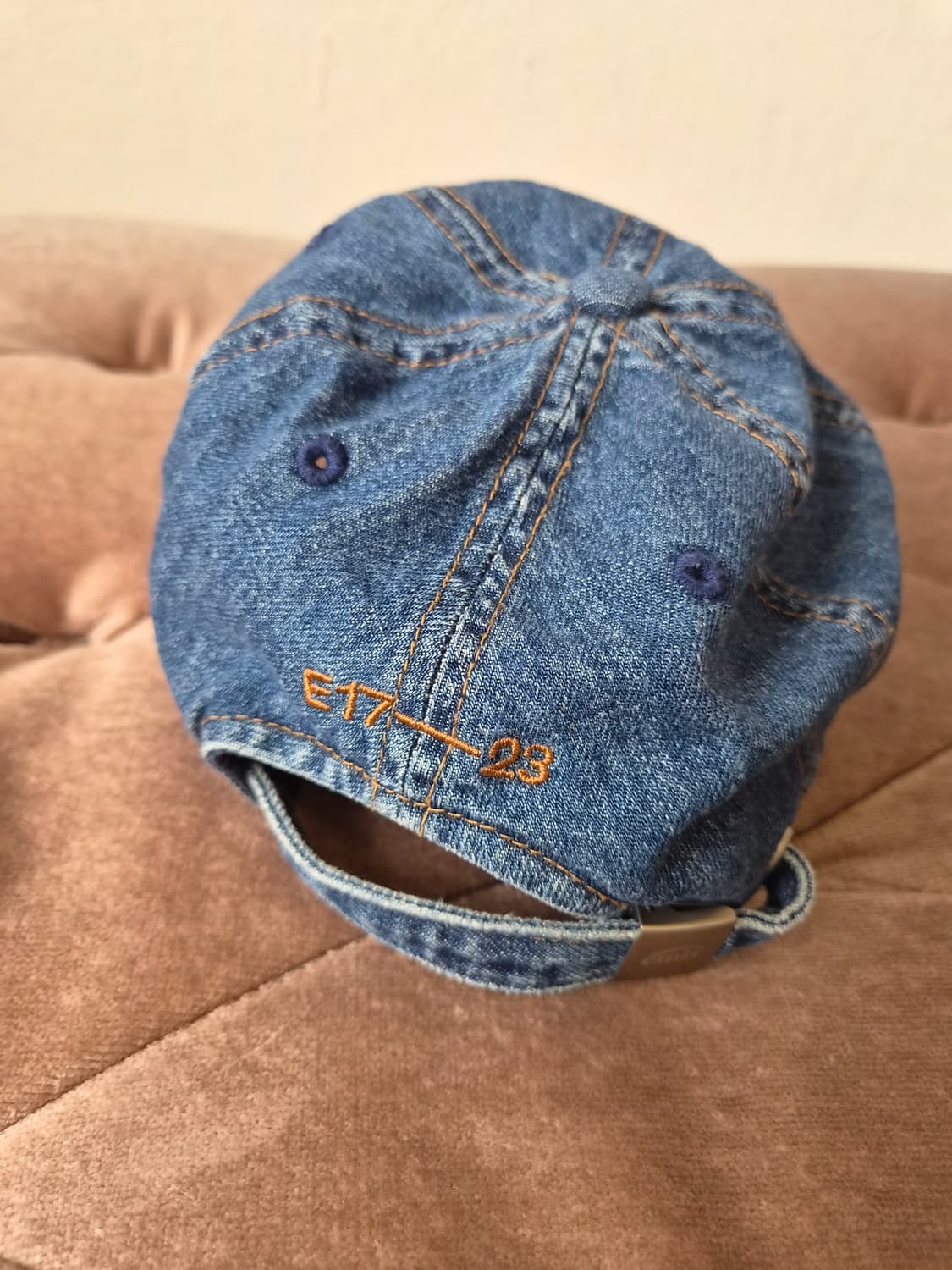 이미스 emis 워시드데님 민트 볼캡 상품이미지4