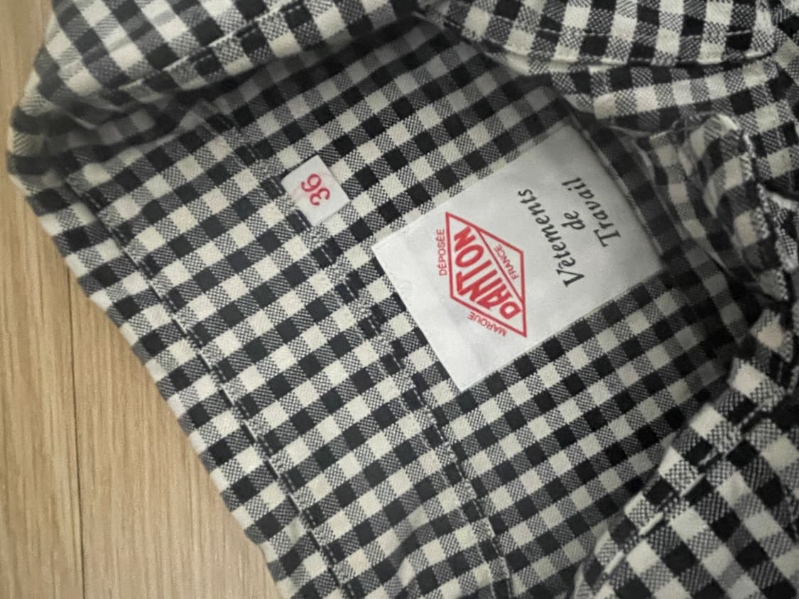 (36) 단톤 체크 셔츠 상품이미지3