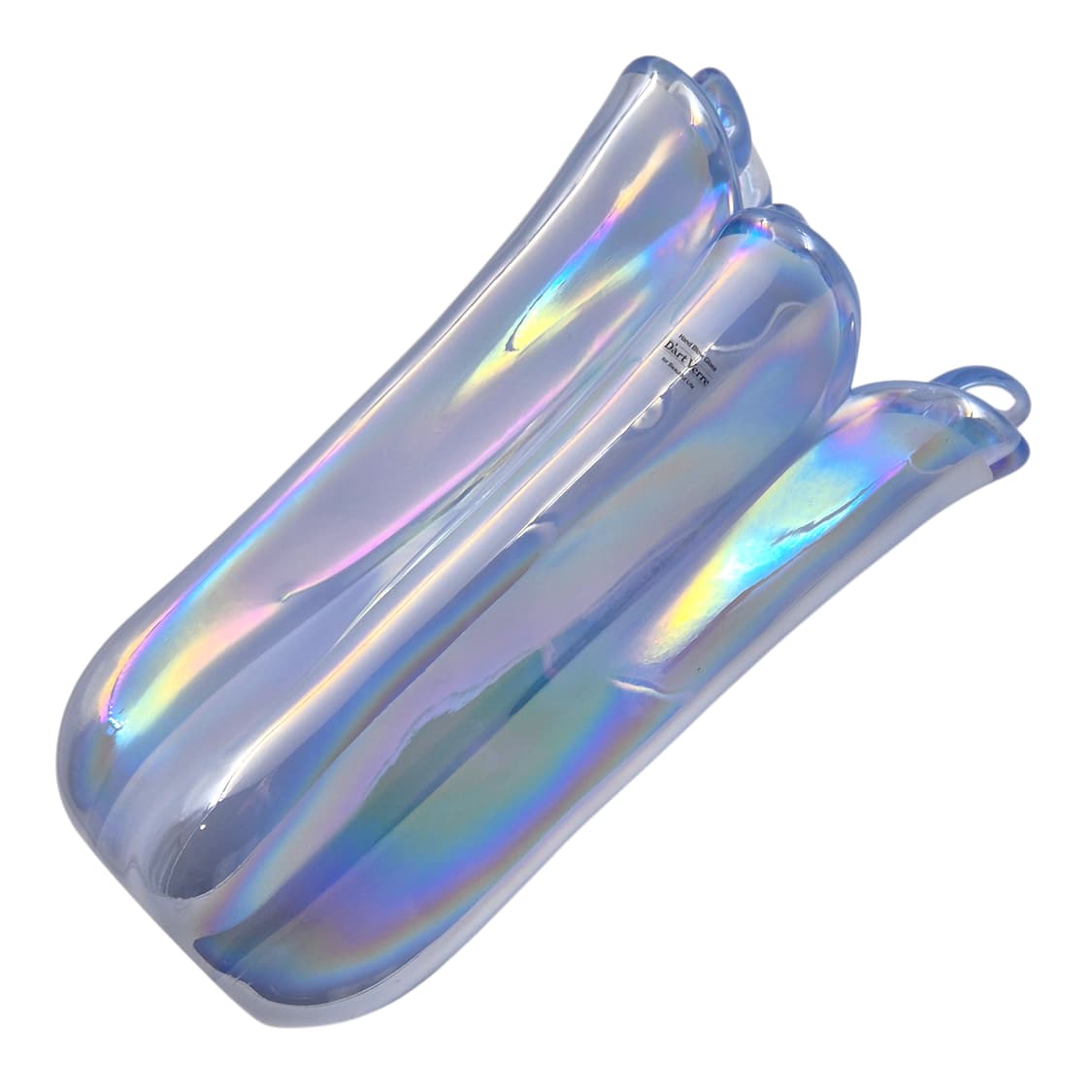 90s 다르베르 핸드블로운 블루 오로라 대형 화병 상품이미지5