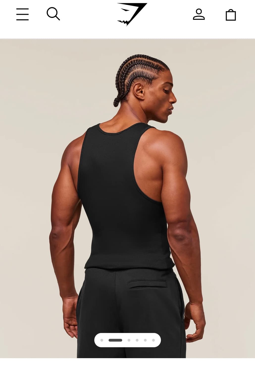 짐샤크 RIBBED TANK 3 PACK 탱크탑 나시 상품이미지3