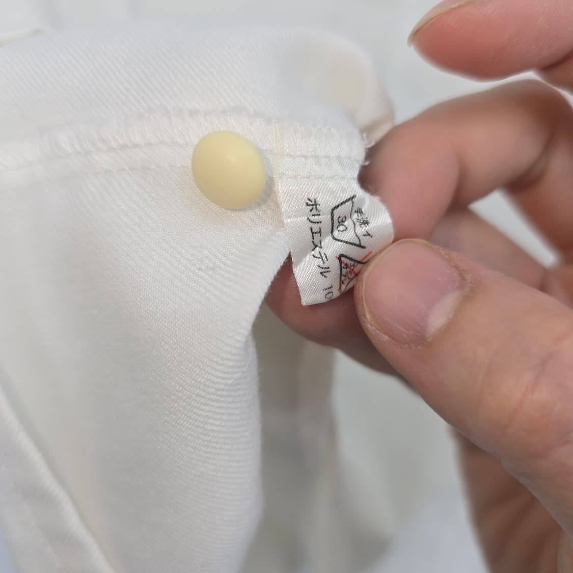 일본 빈티지 발민 여성 블라우스 아이보리 상품이미지9