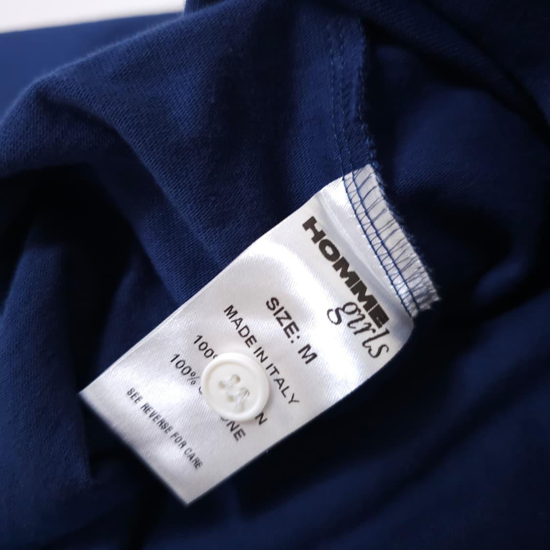 옴므걸스 크롭 코튼 럭비셔츠 상품이미지4