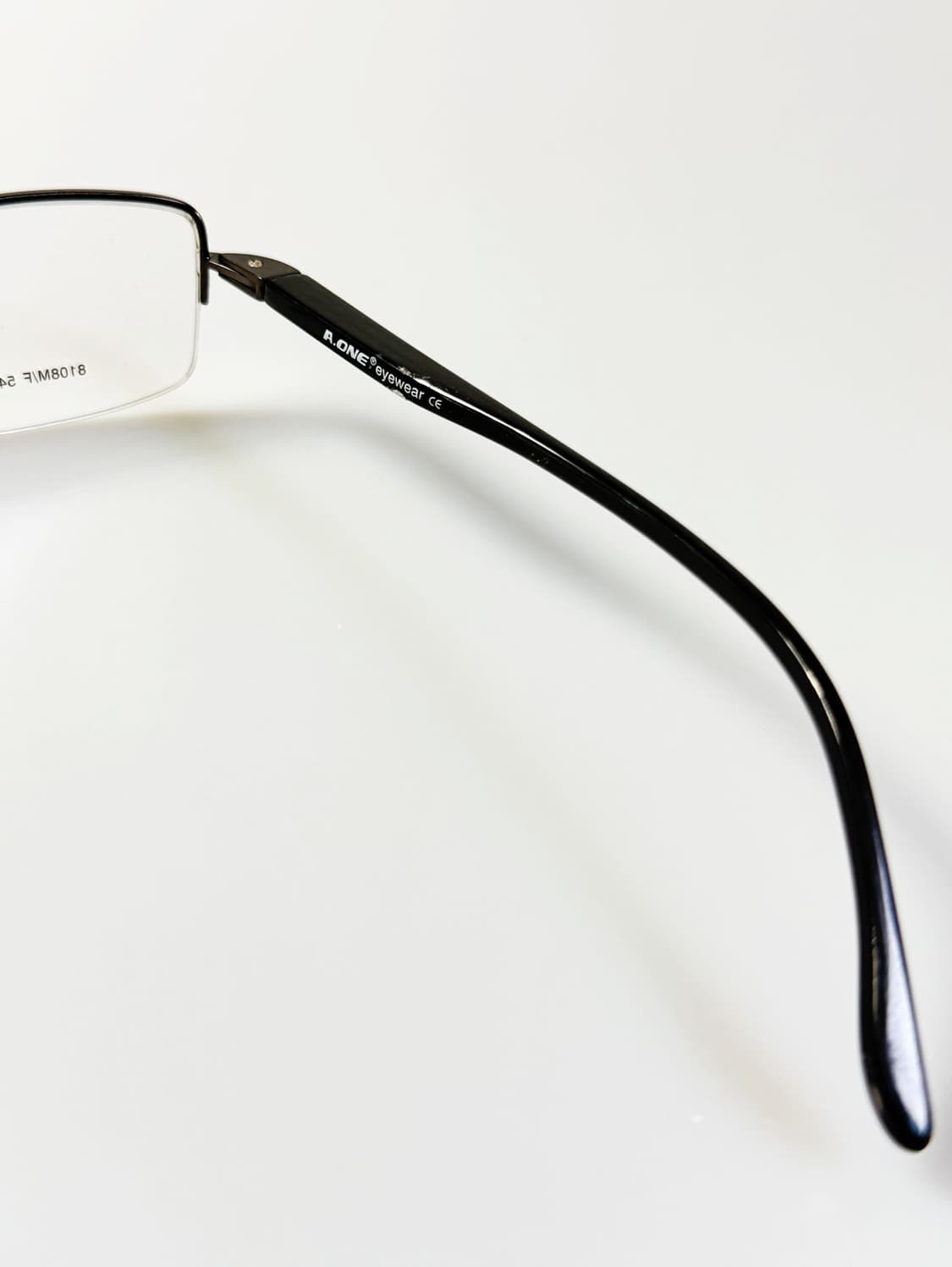 A.ONE 반무테 스퀘어 메탈 프레임 빈티지 안경 상품이미지6