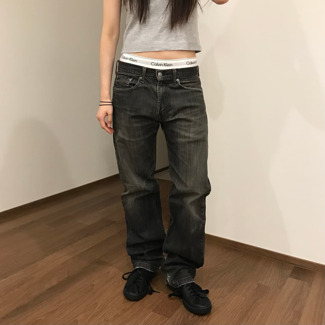 리바이스 505 데님 흑청 30 상품이미지2